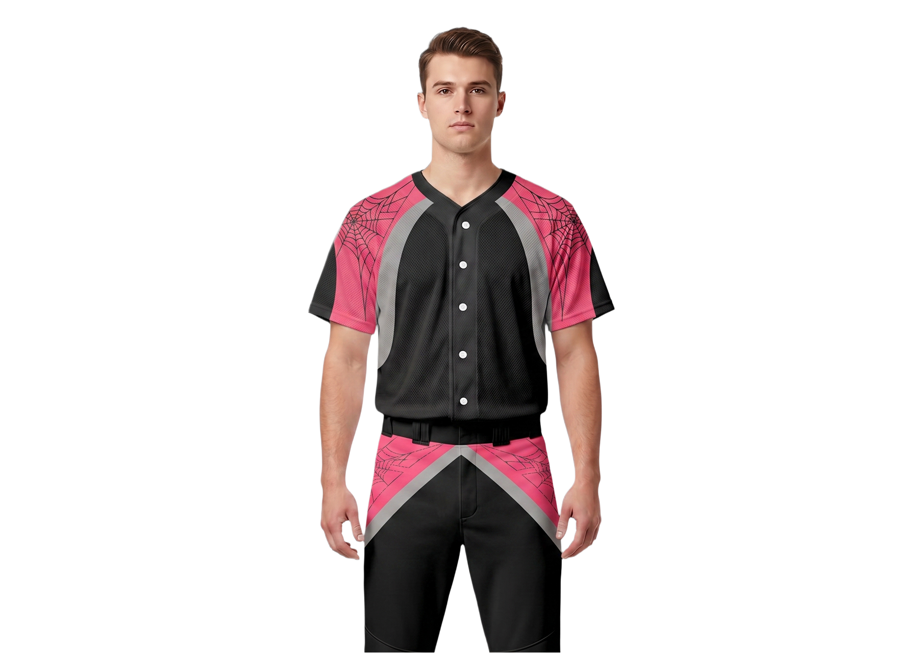 Custom spider web animal adult youth unisex baseball jersey - Jersey