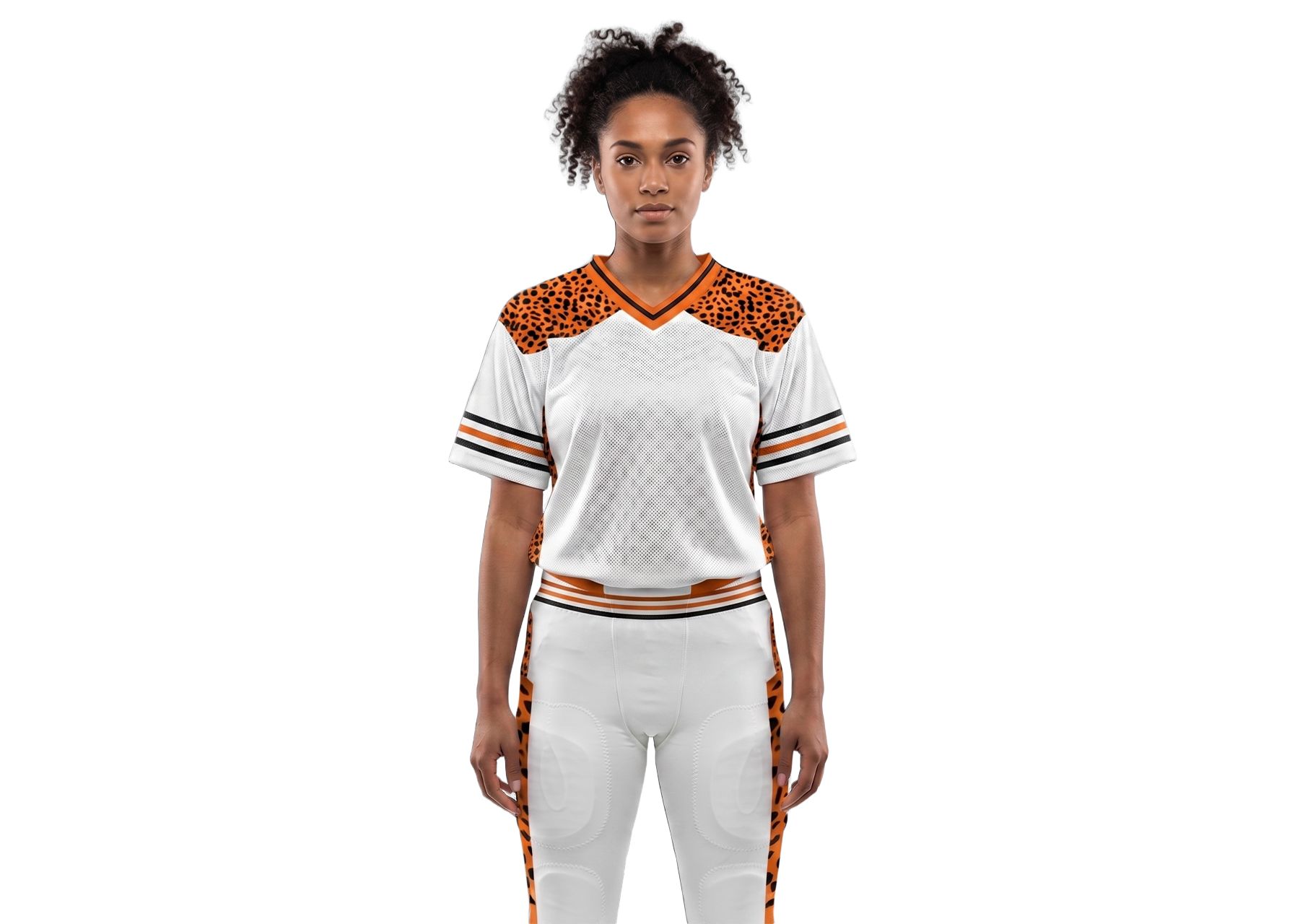 Custom leopard animals adult youth unisex football jersey - Jersey