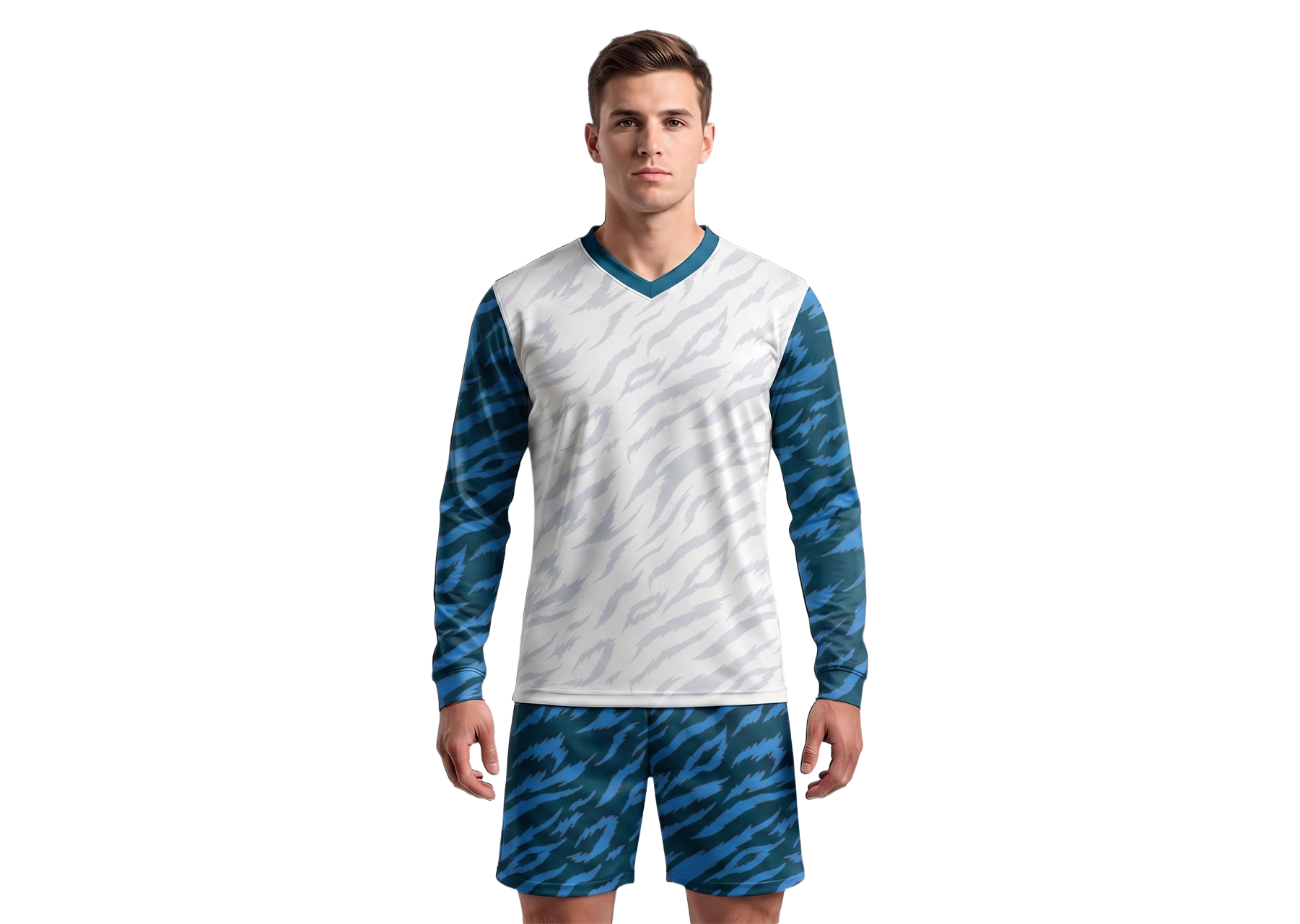 Custom simple adult youth unisex long sleeves soccer jerseys - Jersey