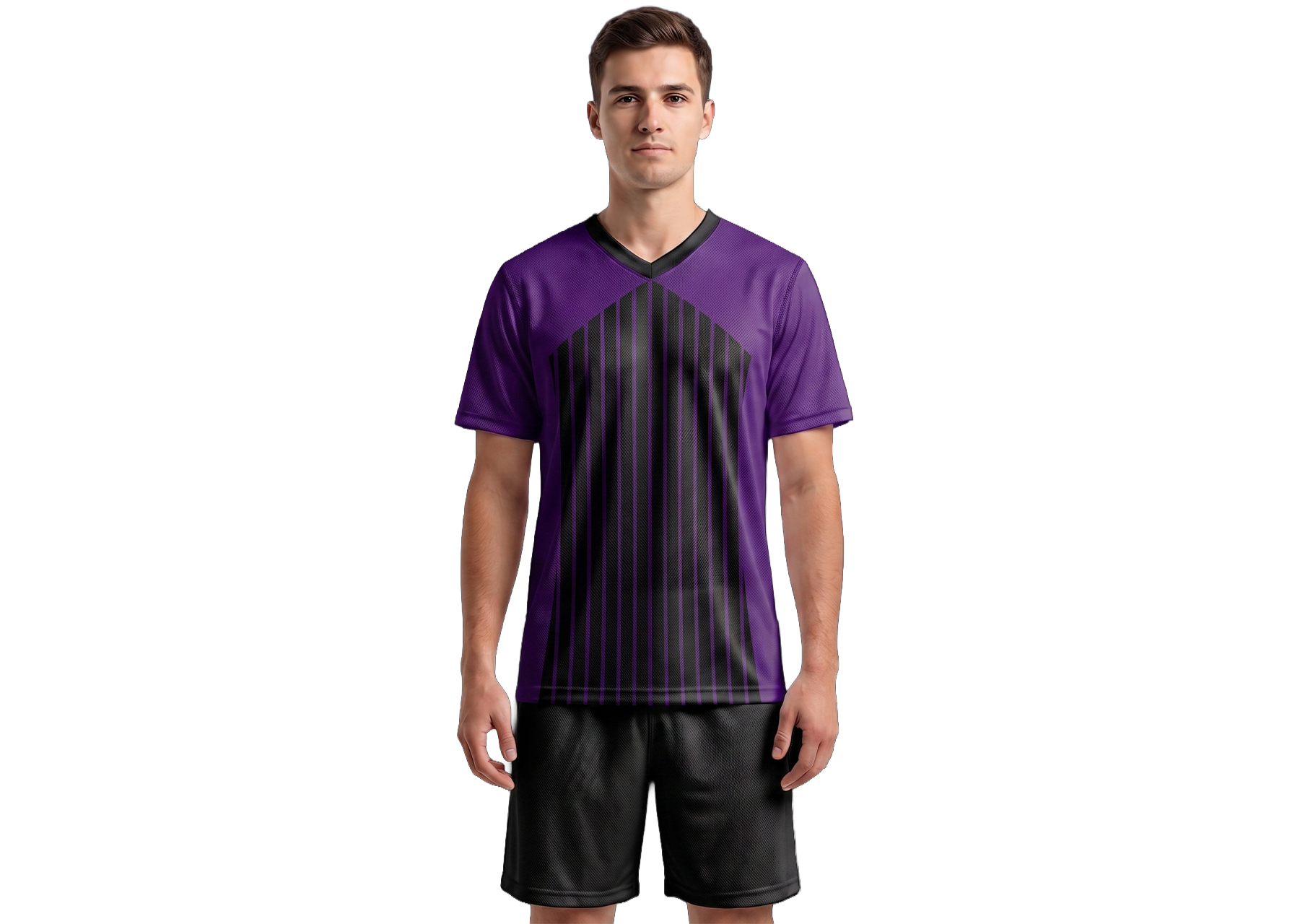 Custom vertical lines adult youth volleyball jersey - Jersey