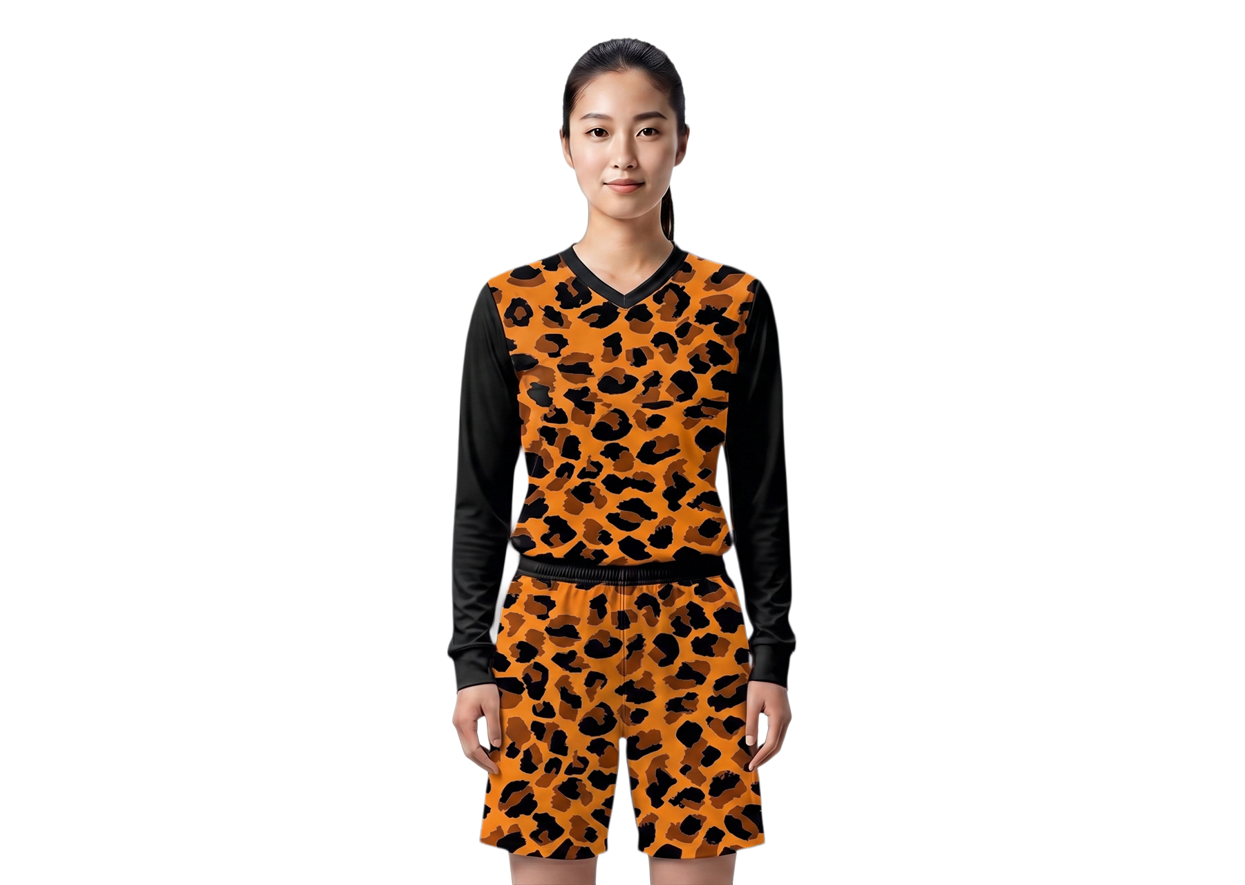 Custom animal skin adult youth unisex long sleeves soccer jerseys - Jersey