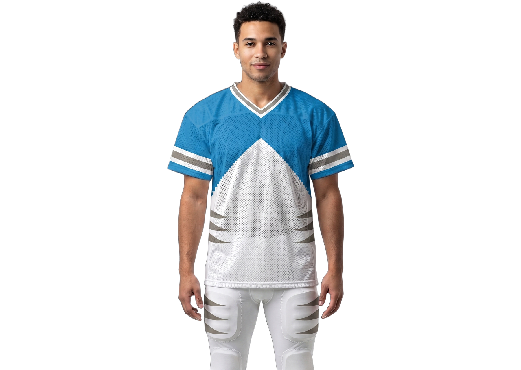 Custom shark animals adult youth unisex football jersey - Jersey