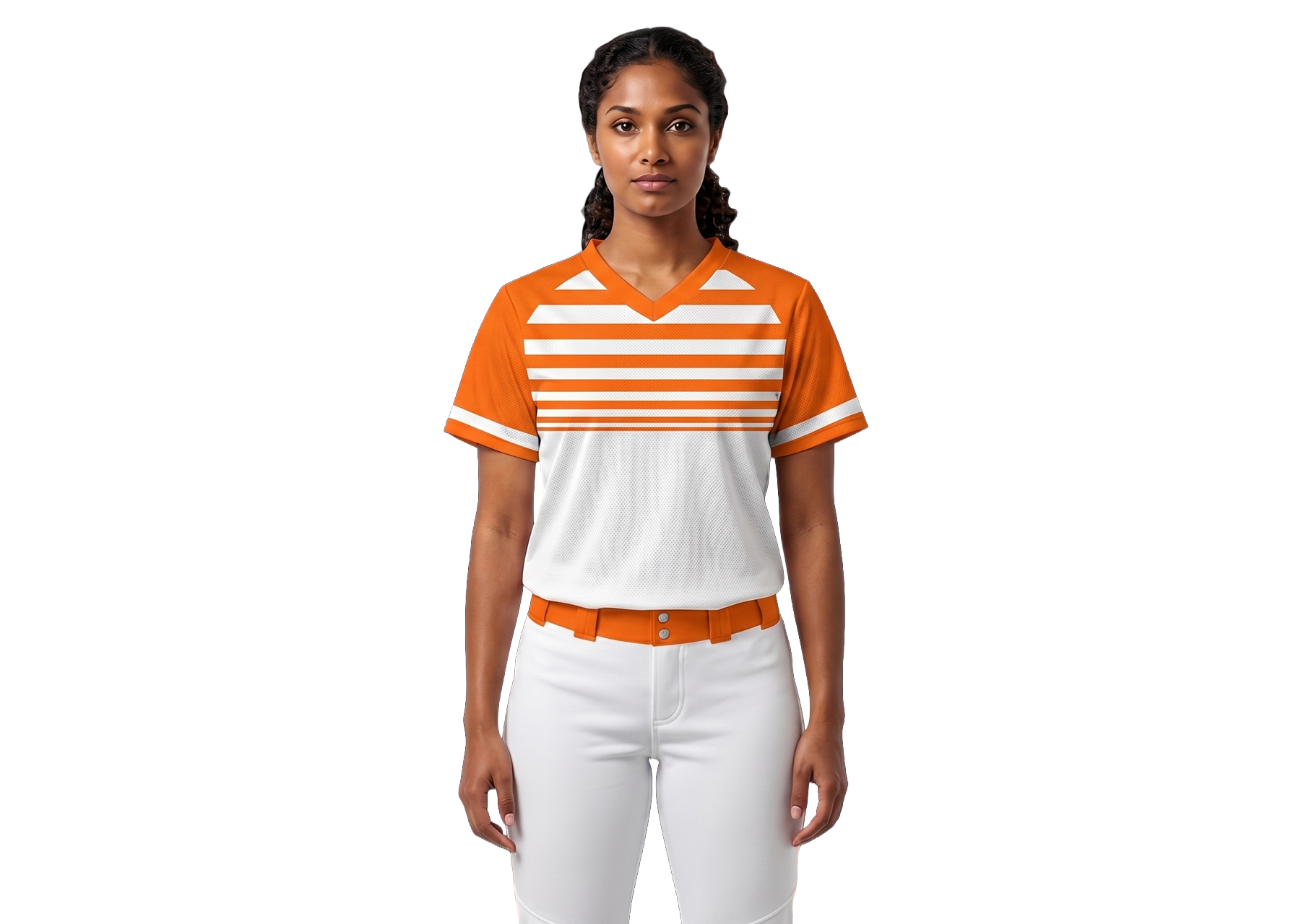Custom top horizontal stripes adult youth unisex baseball jersey - Jersey