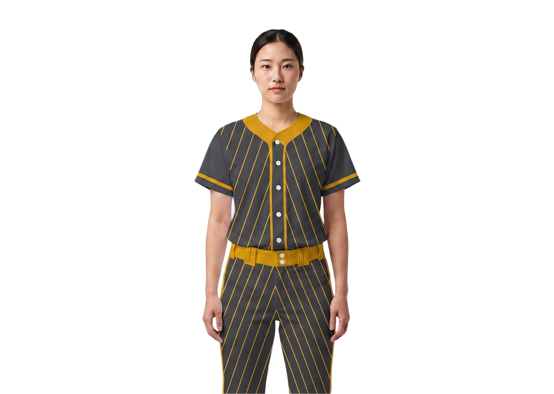 Custom v-shape lines adult youth unisex softball jersey - Jersey