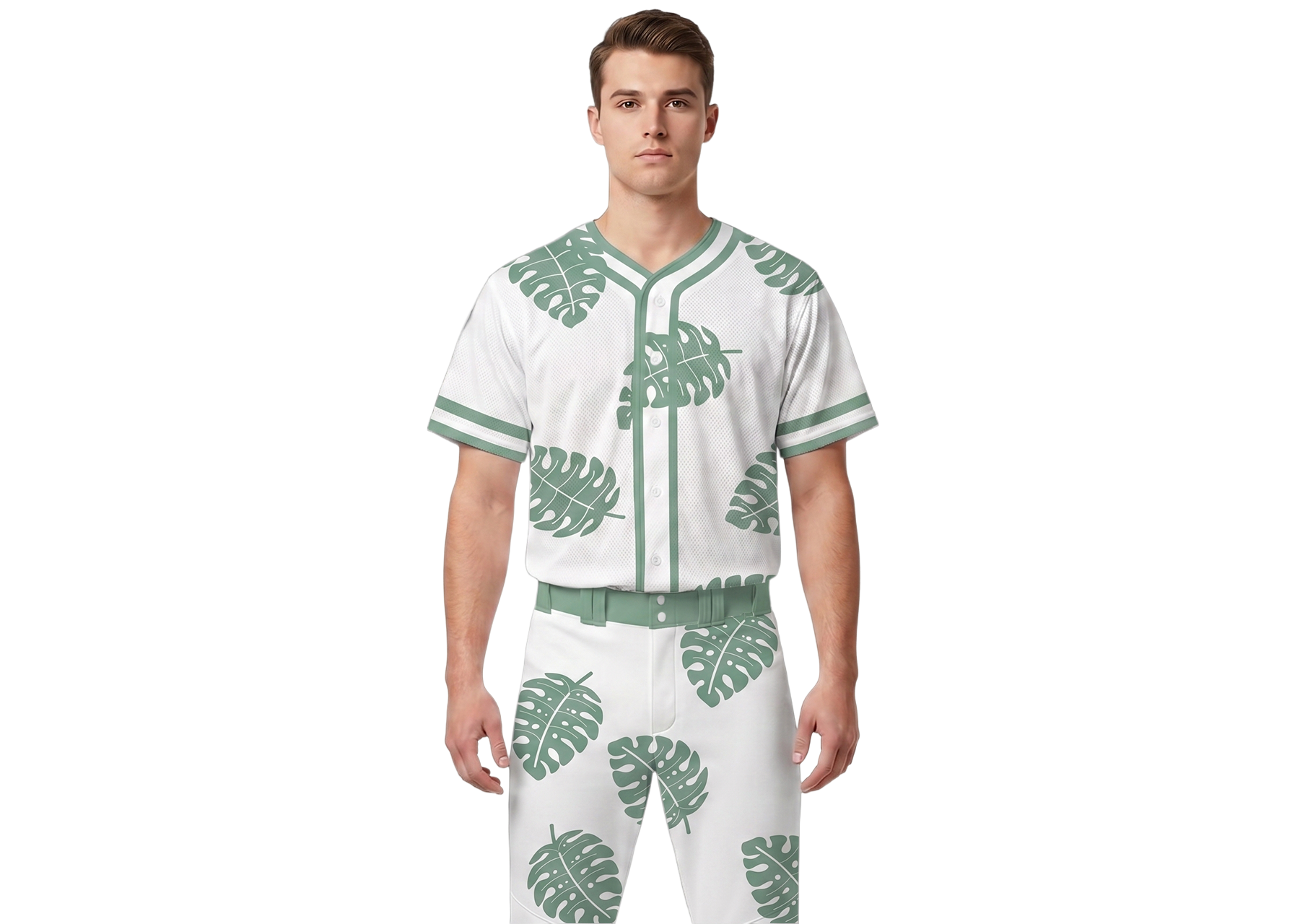 Custom falling leaves nature adult youth unisex baseball jersey - Jersey