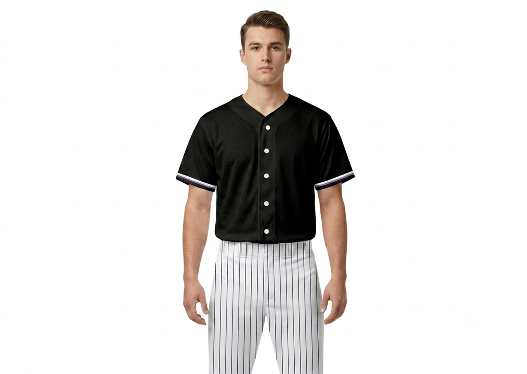 Custom seattle skyline adult youth unisex full buttons softball jersey - Jersey
