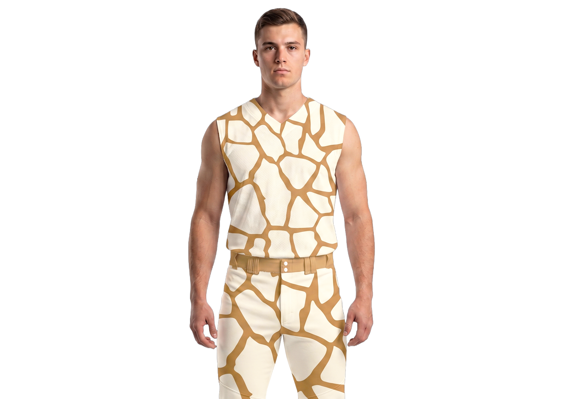 Custom  animal skin sleeveless adult youth unisex softball jersey - Jersey