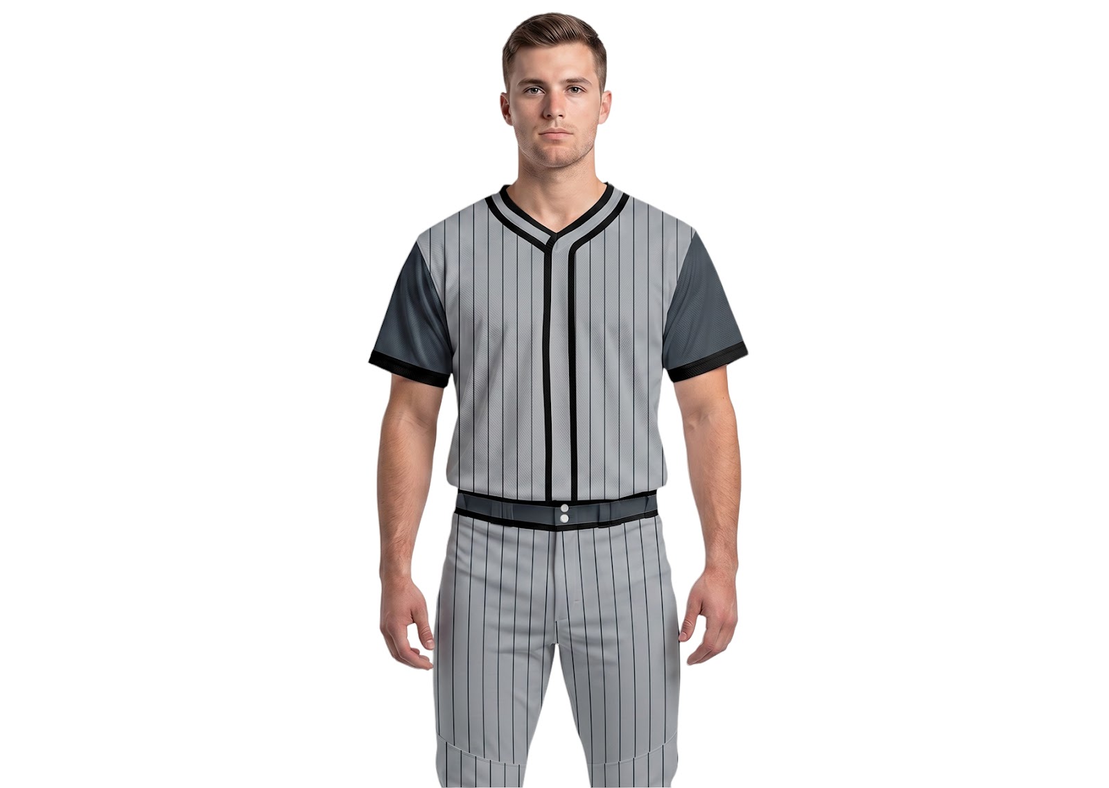Custom  straight line short sleeve adult youth unisex softball jersey - Jersey