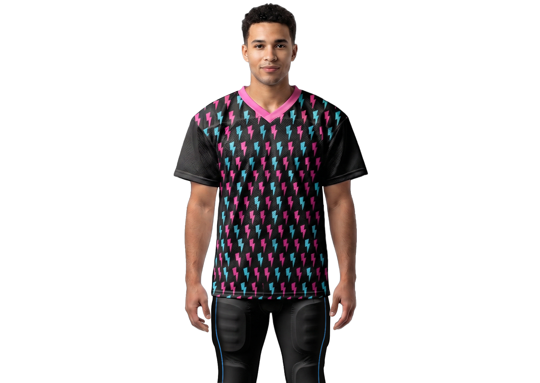 Custom multi color design nature adult youth unisex football jersey - Jersey