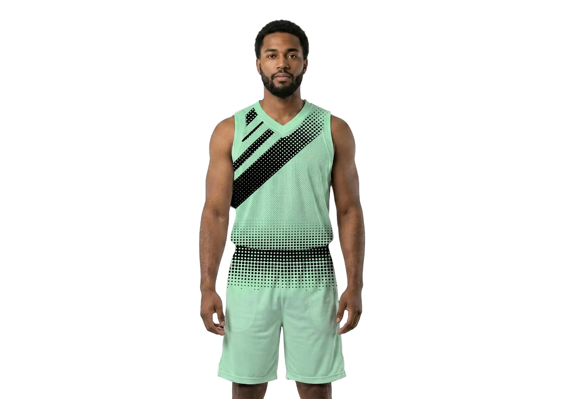 Custom polka-dot abstract adult youth unisex basketball jersey - reversible uniform - Jersey