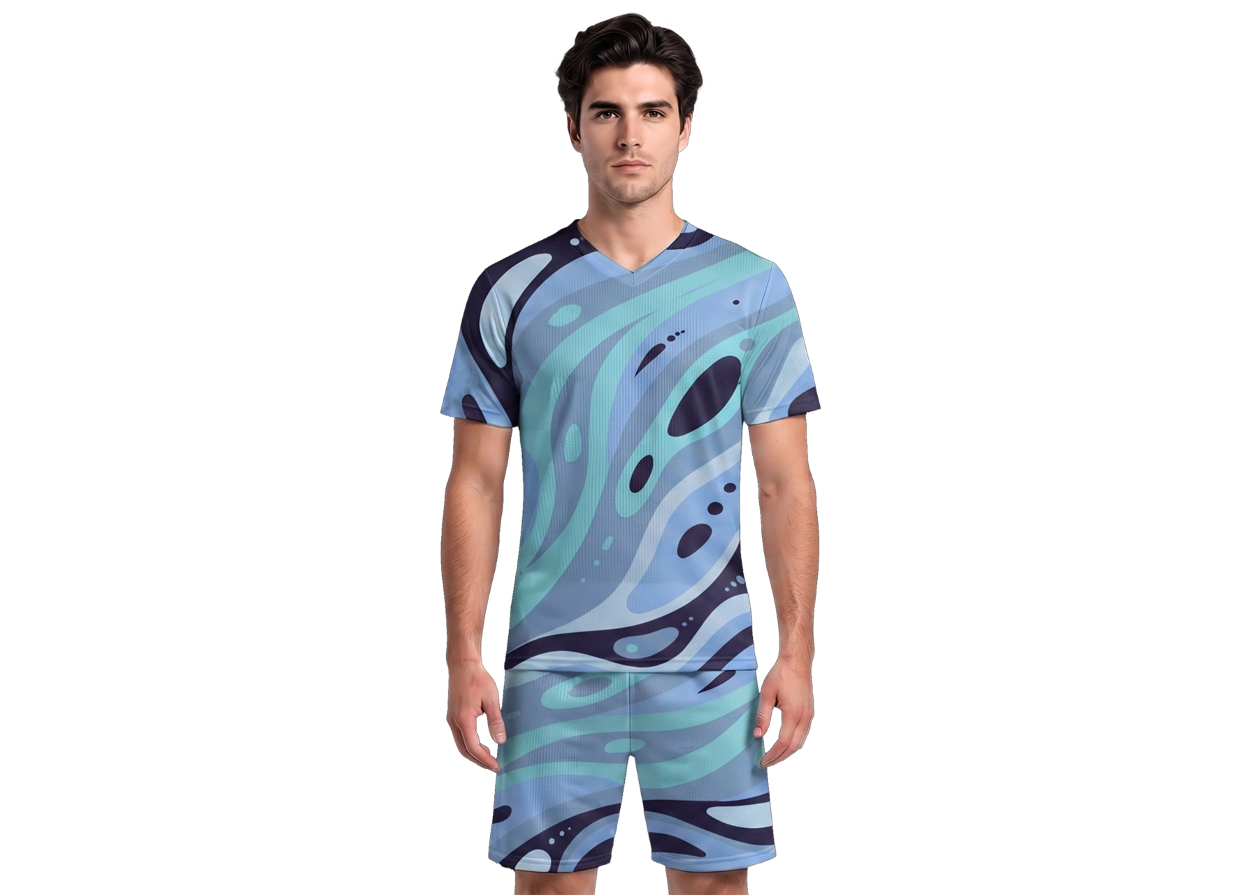 Custom unique abstract adult youth soccer jersey - Jersey