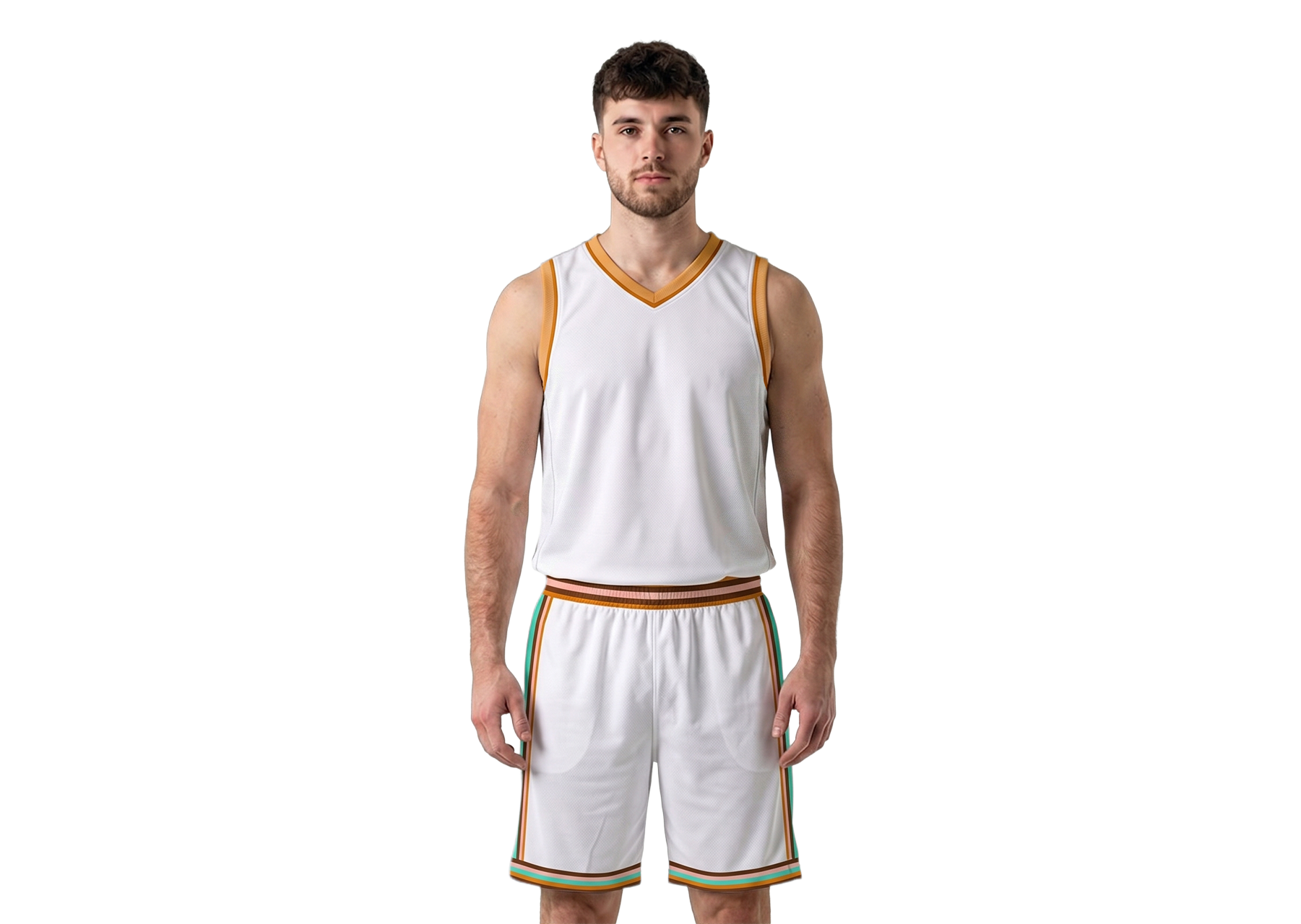 Custom glam white adult youth unisex basketball jersey - Jersey