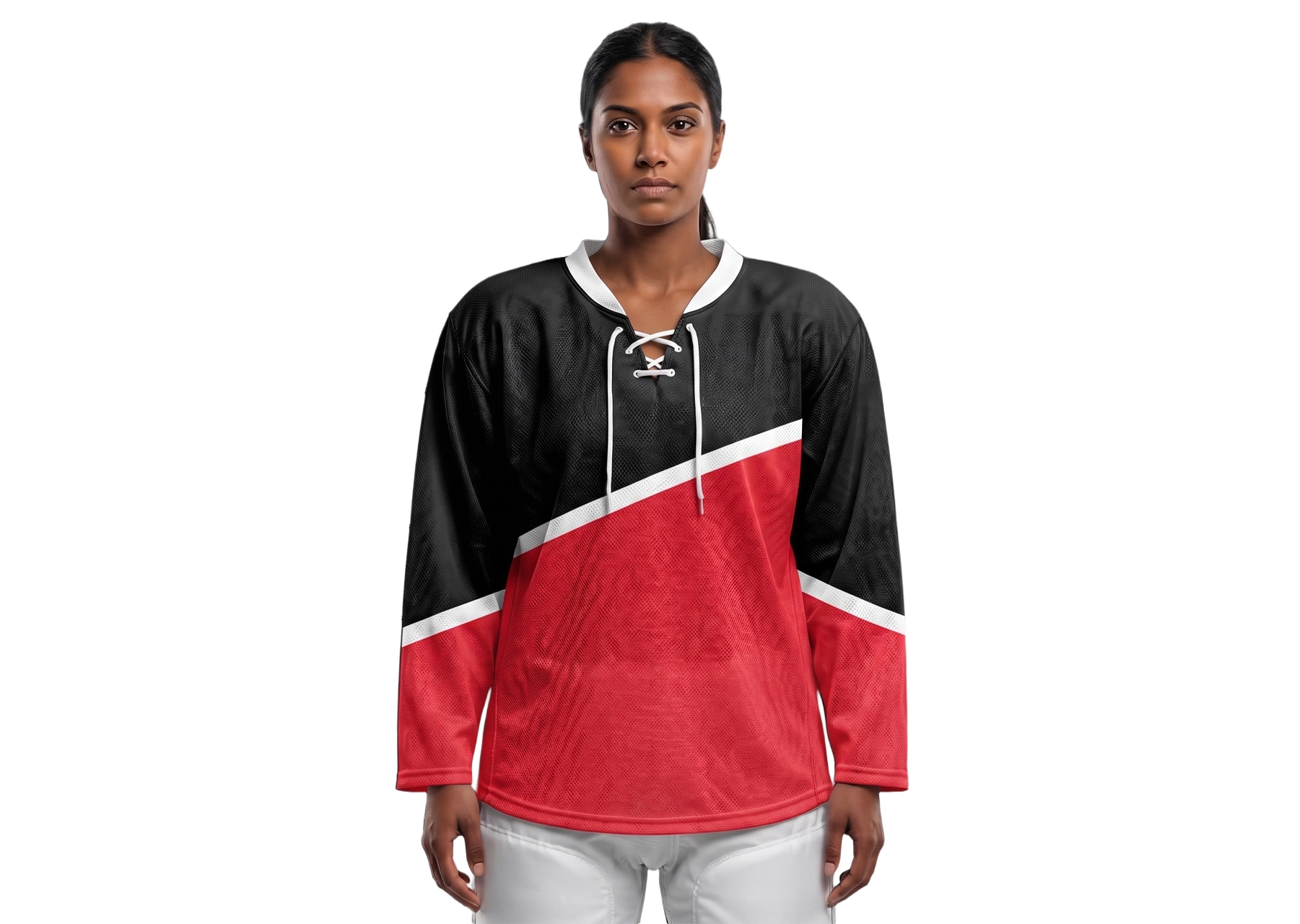 Custom  youth unisex hockey jersey laces - Jersey