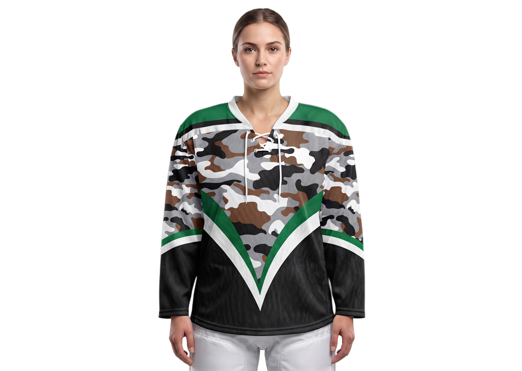 Custom  classy style youth unisex hockey jersey laces - Jersey