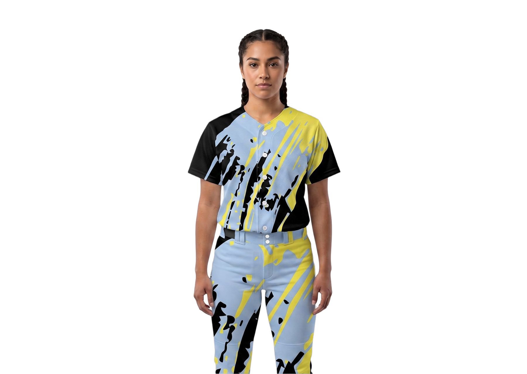Custom paint spill abstract adult youth unisex baseball jersey - Jersey