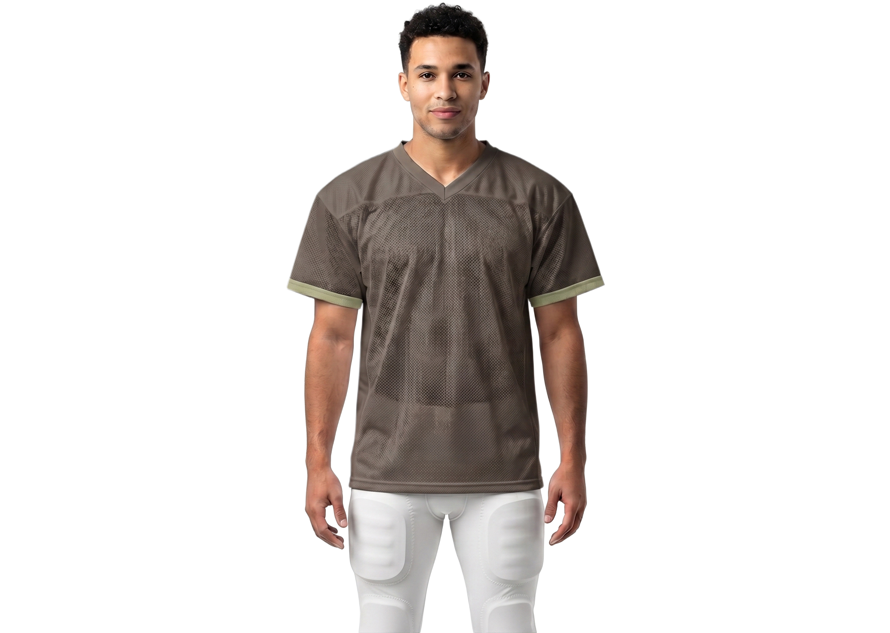 Custom football jersey adult youth unisex grayish - Jersey
