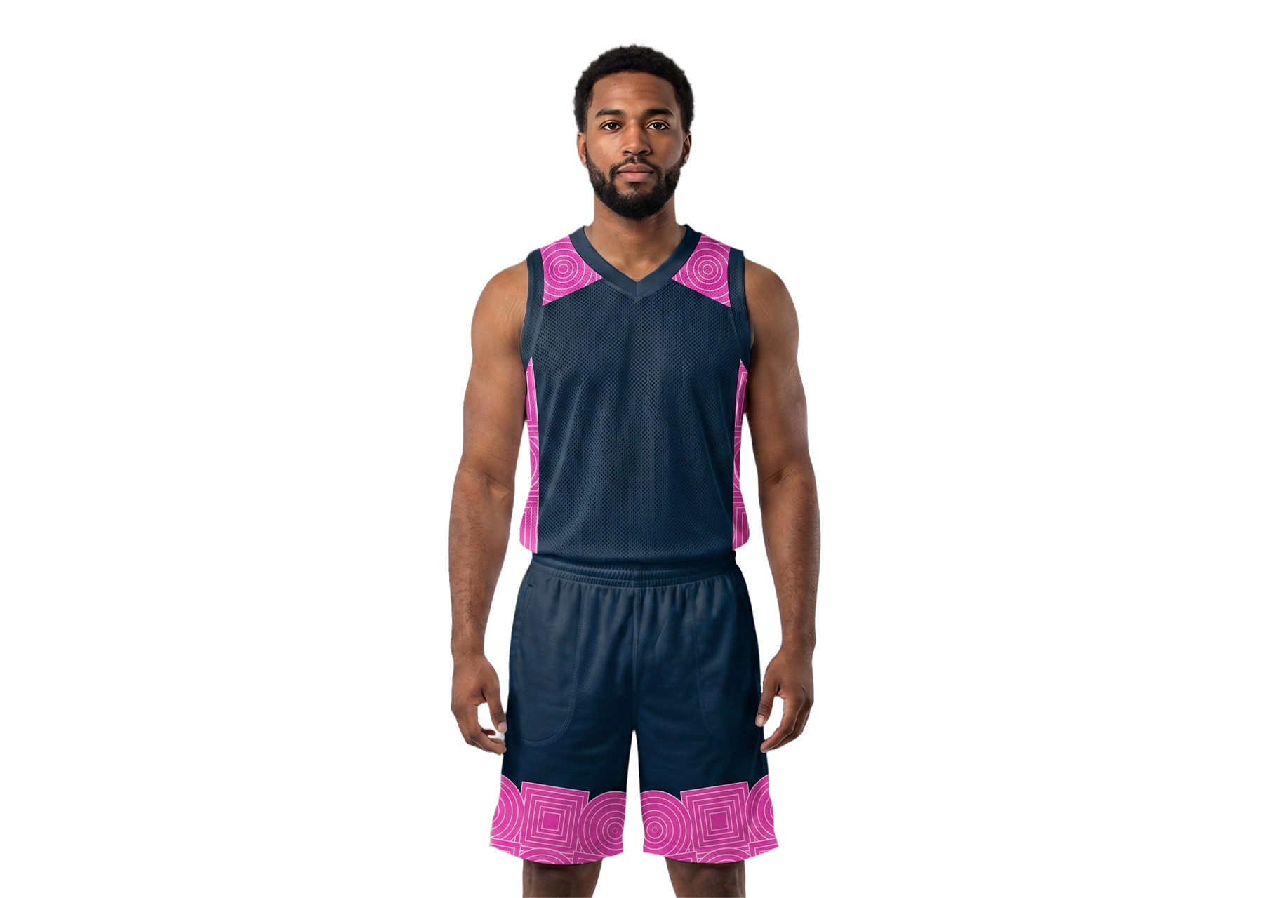 Custom multiple shape adult youth unisex basketball jersey - reversible uniform - Jersey