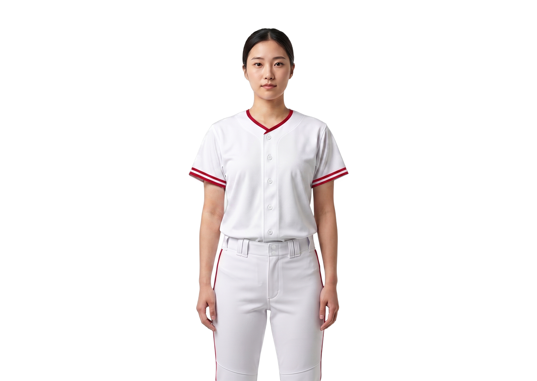 Custom diamond blanc adult youth unisex full buttons softball jersey - Jersey