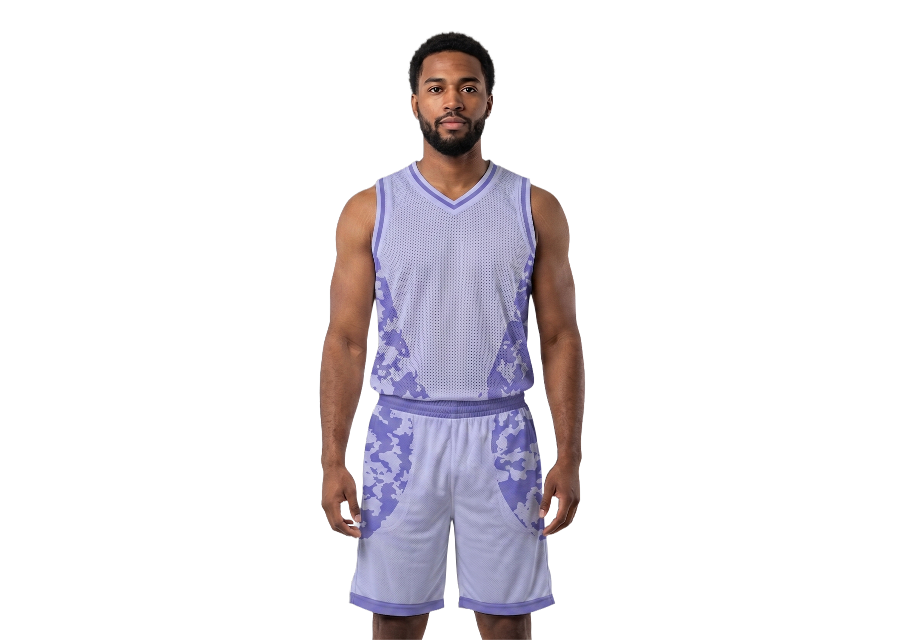Custom sides v camo adult youth unisex basketball jersey - reversible uniform - Jersey