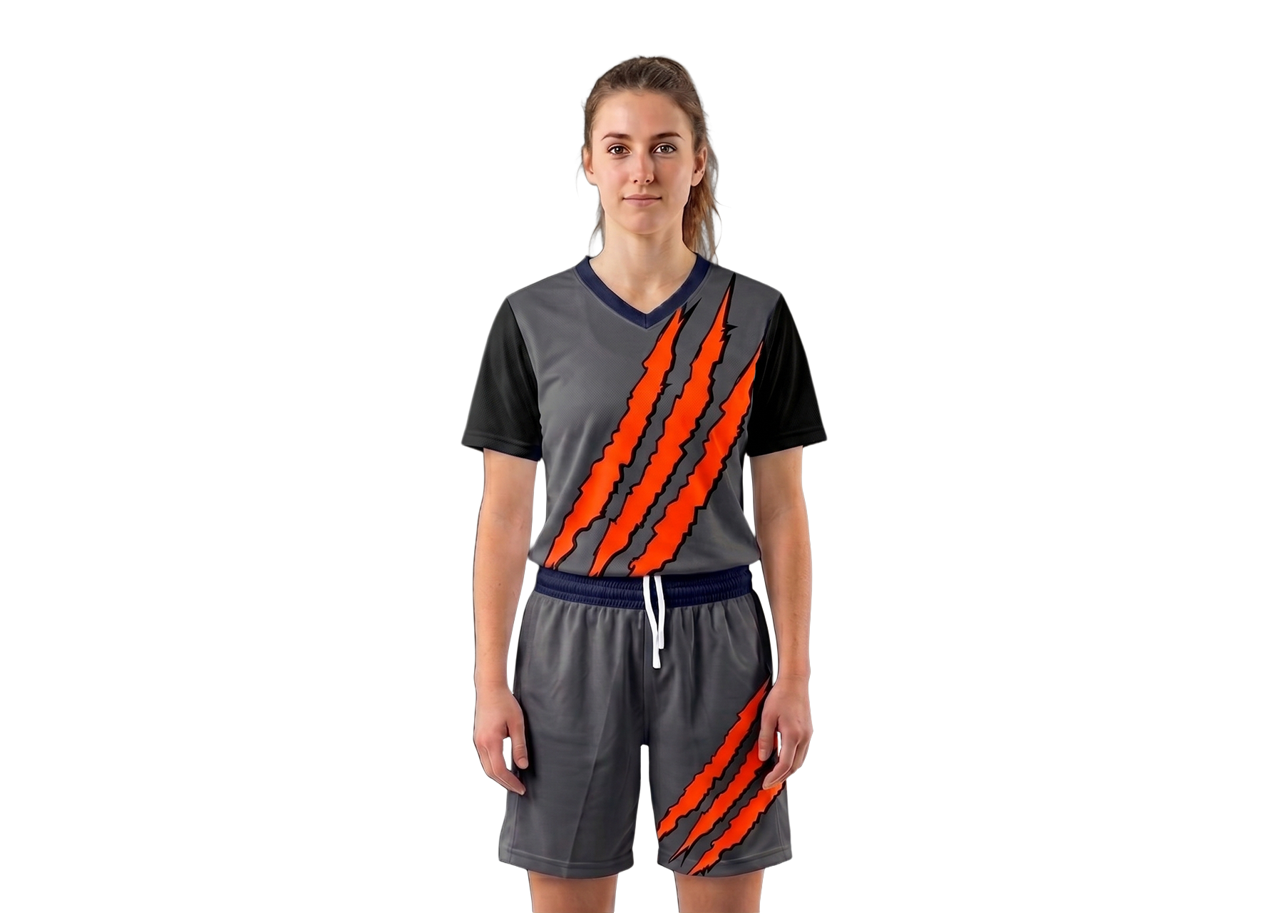 Custom claws scratches youth unisex basketball jersey - reversible uniform - Jersey