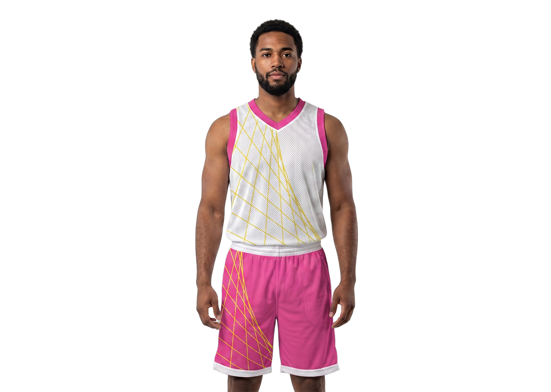 Custom half side lines adult youth unisex basketball jersey - reversible uniform - Jersey