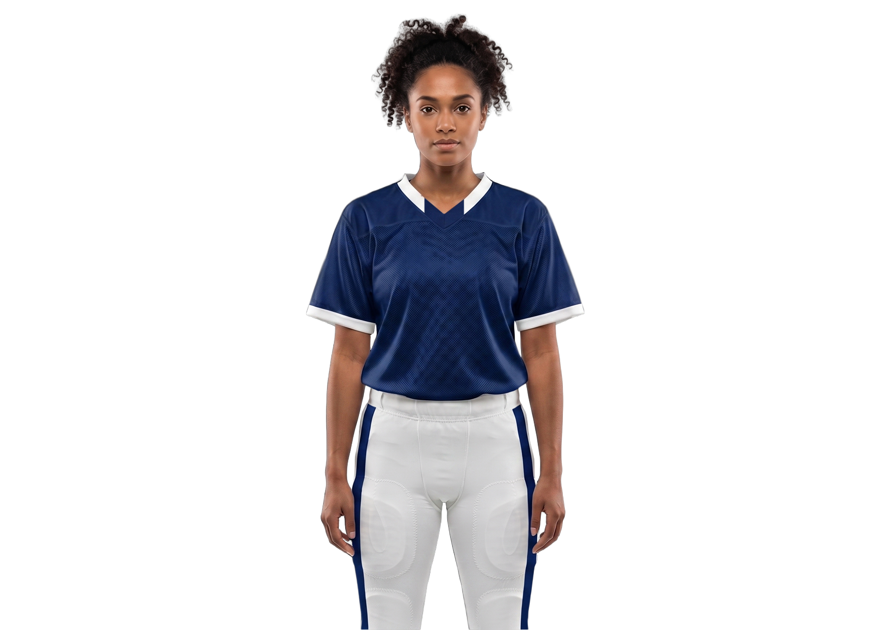 Custom football jersey adult youth unisex sapphire - Jersey