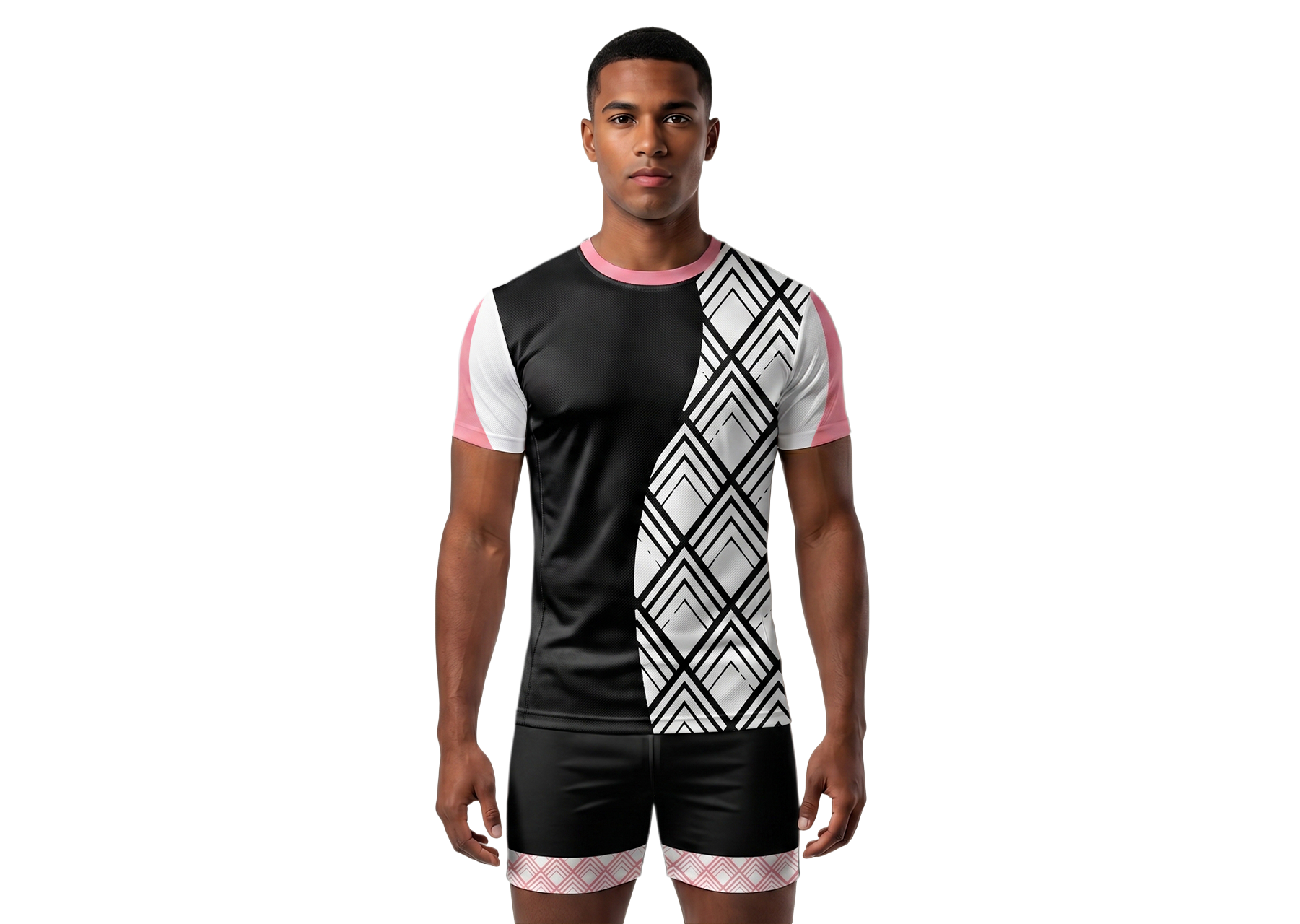 Custom one side shapes adult youth volleyball jersey - Jersey