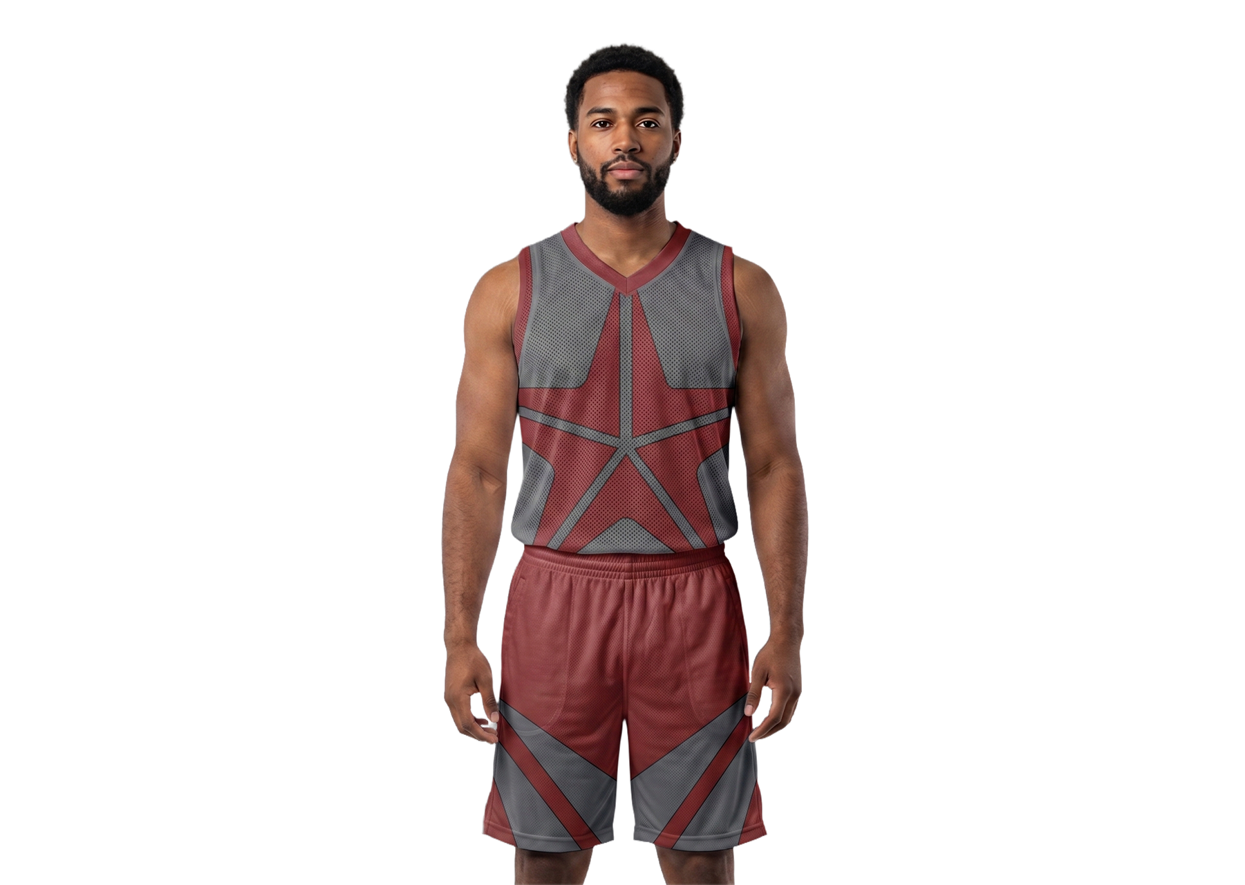 Custom Lone-Star Stars Adult Youth Unisex Basketball Jersey - Reversible Uniform - JERSEY
