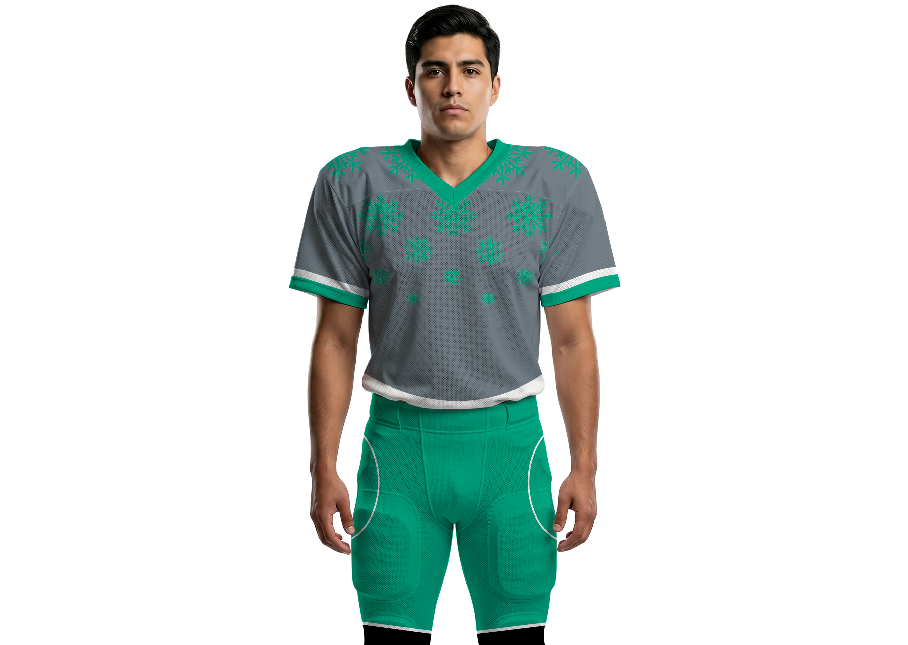 Custom grass design nature adult youth unisex football jersey - Jersey