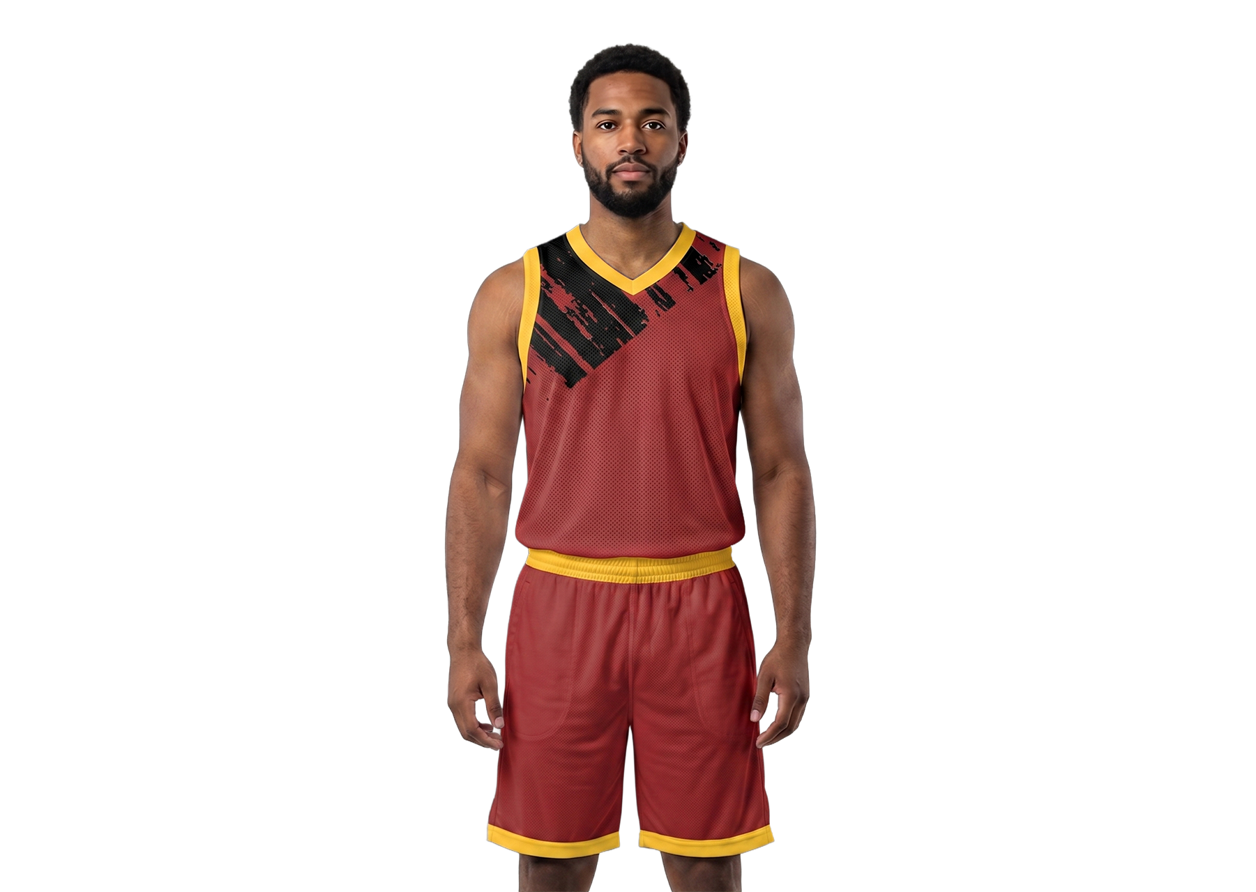 Custom straight edge abstract adult youth unisex basketball jersey - reversible uniform - Jersey