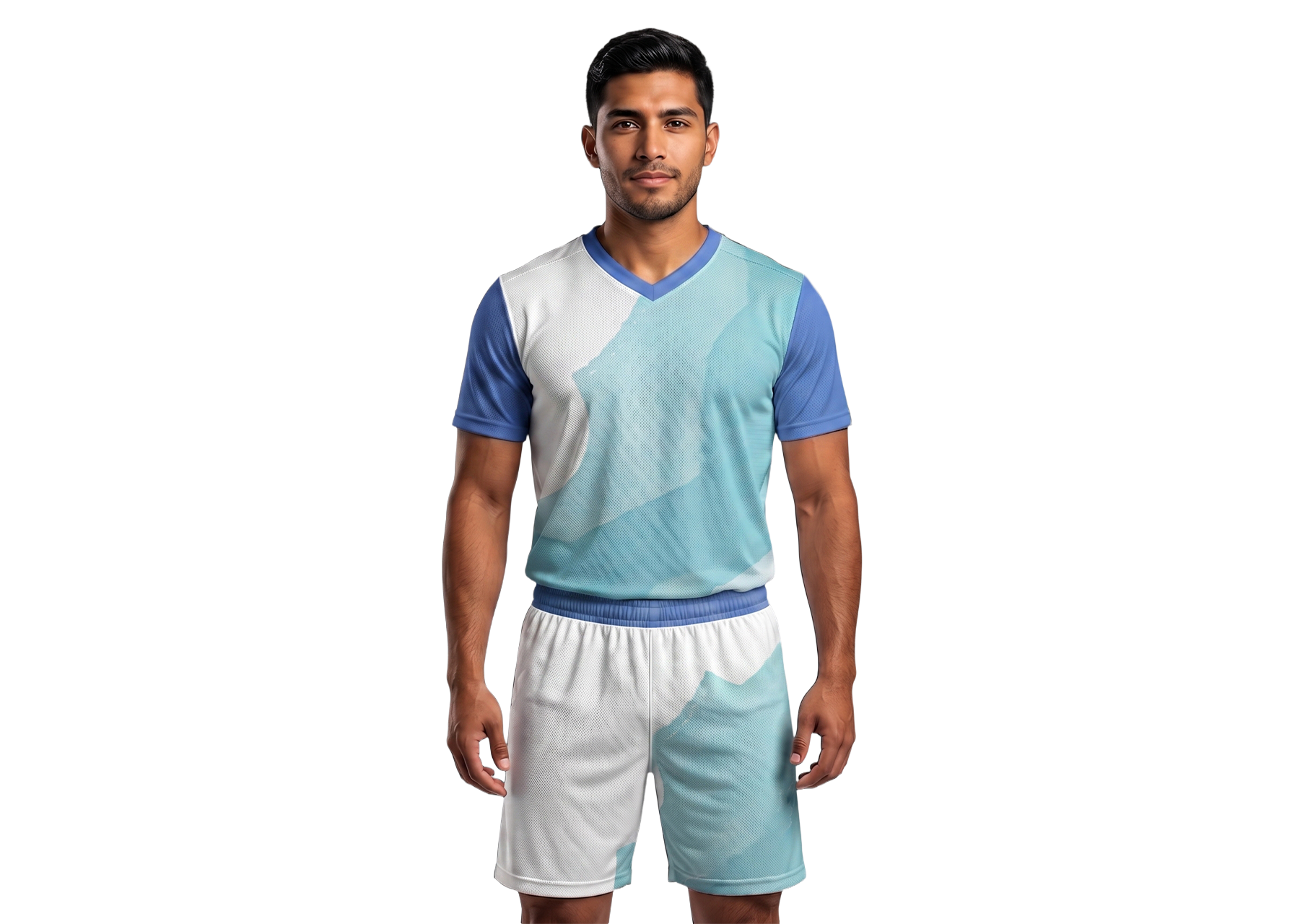 Custom multi color abstract adult youth soccer jersey - Jersey