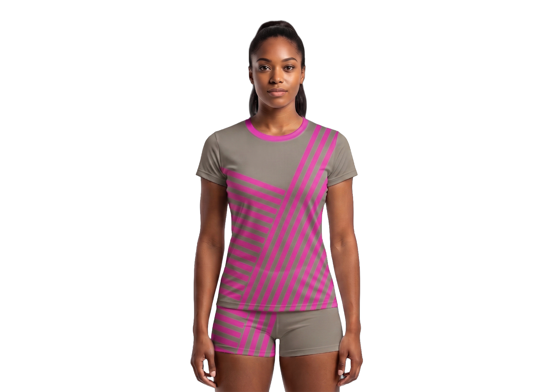 Custom purple stripes adult youth volleyball unisex jersey - Jersey