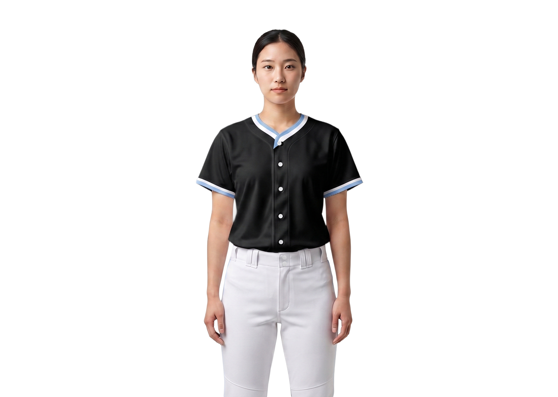 Custom pitch-dark adult youth unisex full buttons softball jersey - Jersey