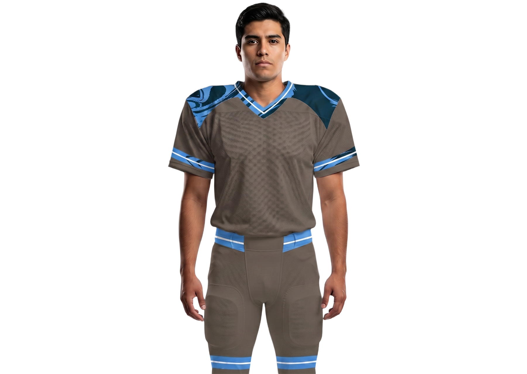 Custom semi stripes abstract adult youth unisex football jersey - Jersey