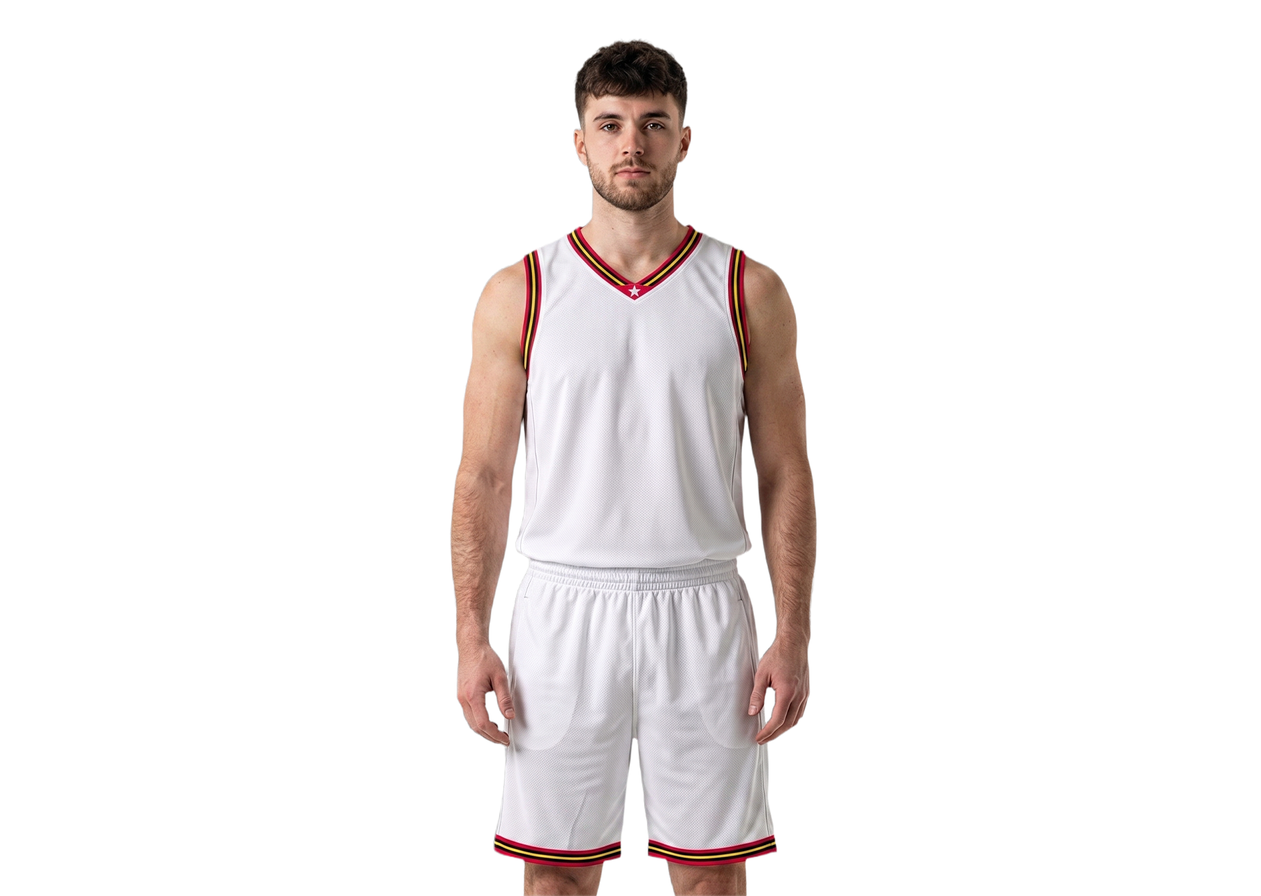 Custom classic white new adult youth unisex basketball jersey - reversible uniform - Jersey