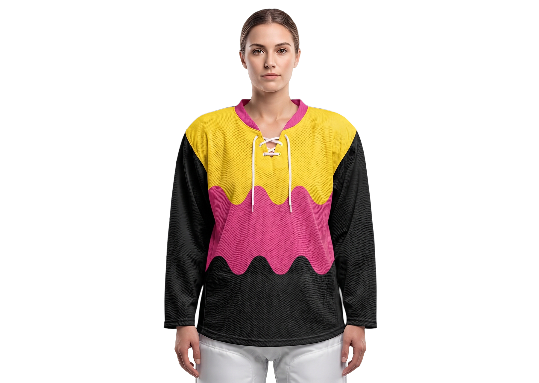 Custom youth unisex hockey jersey laces - Jersey