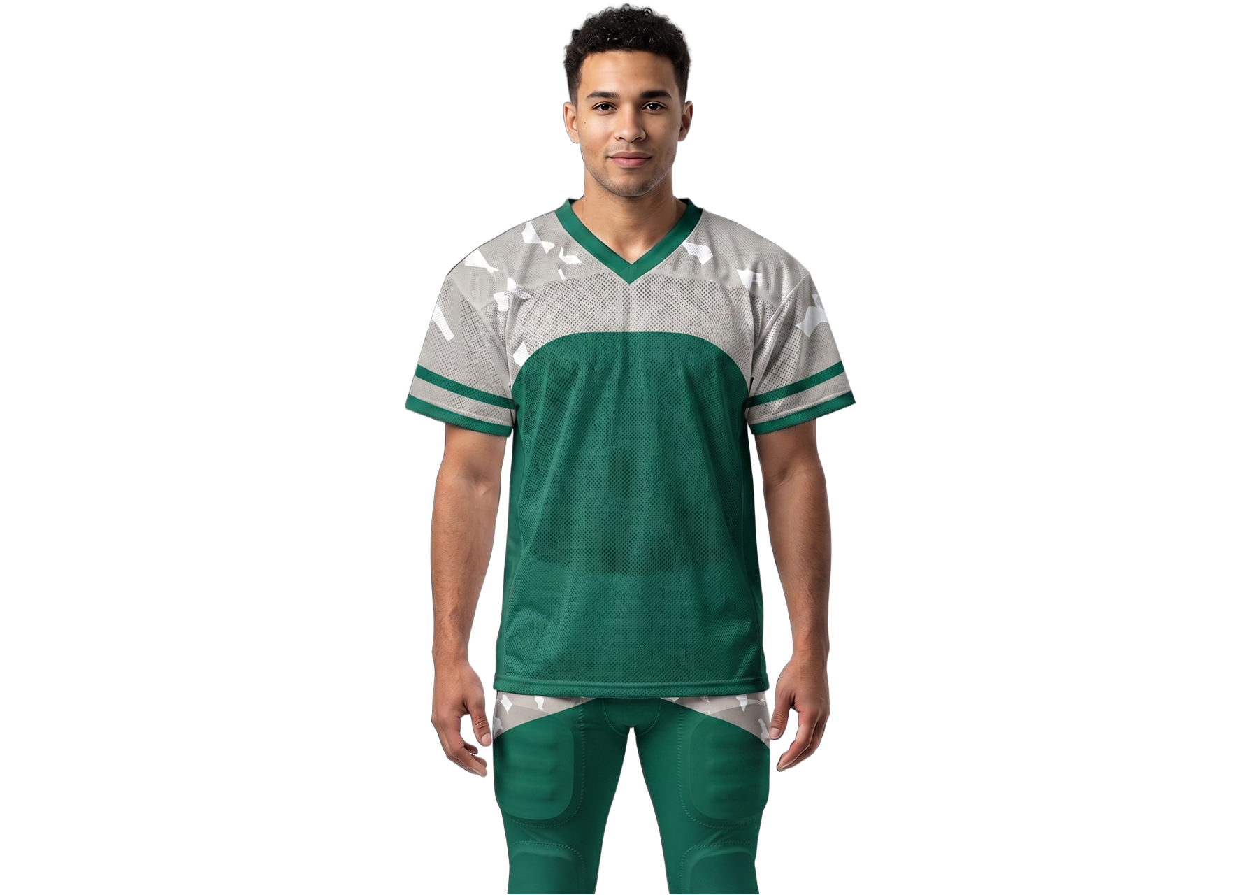 Custom geometric abstract adult youth unisex football jersey - Jersey
