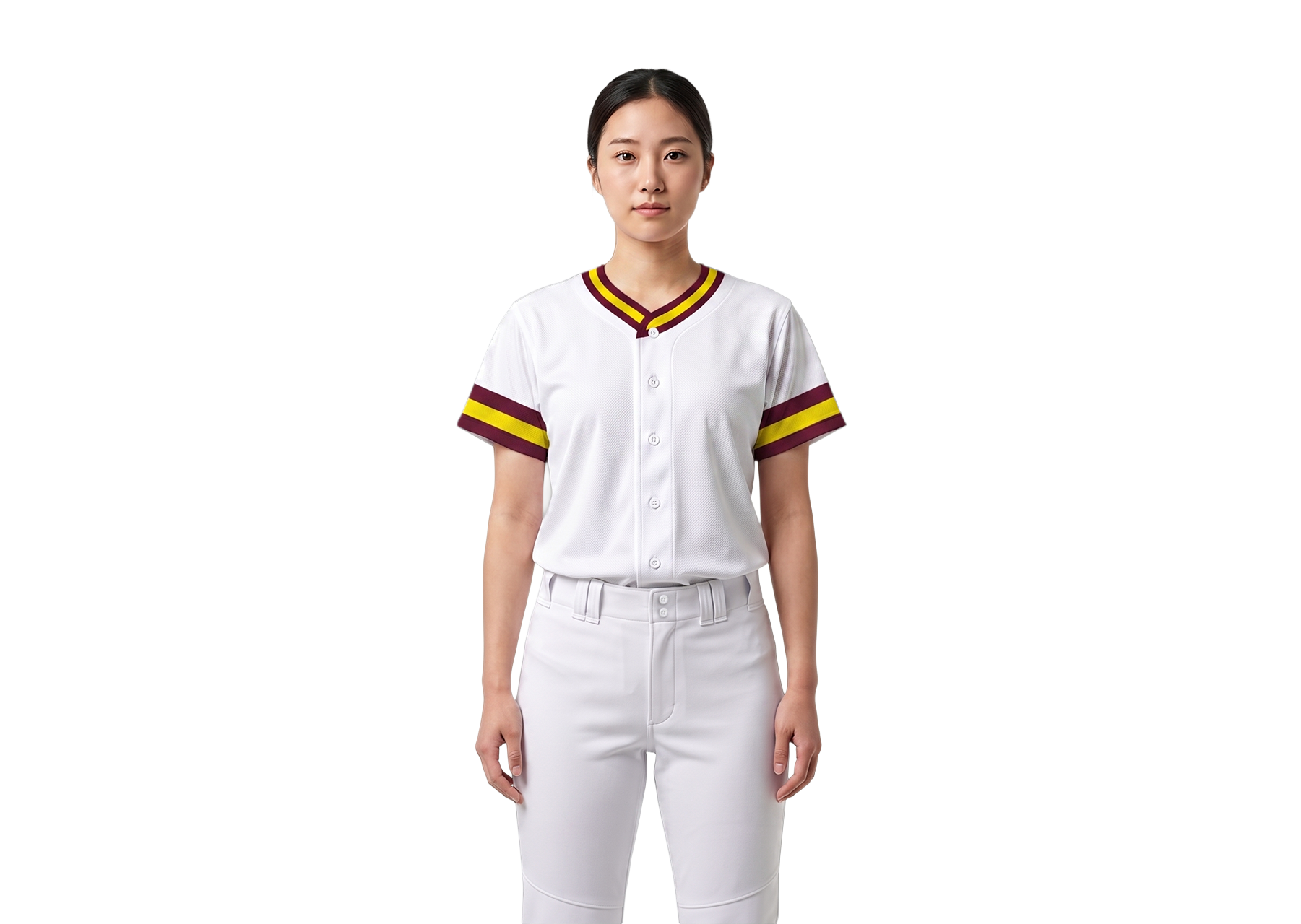 Custom soft fit adult youth unisex full buttons softball jersey - Jersey