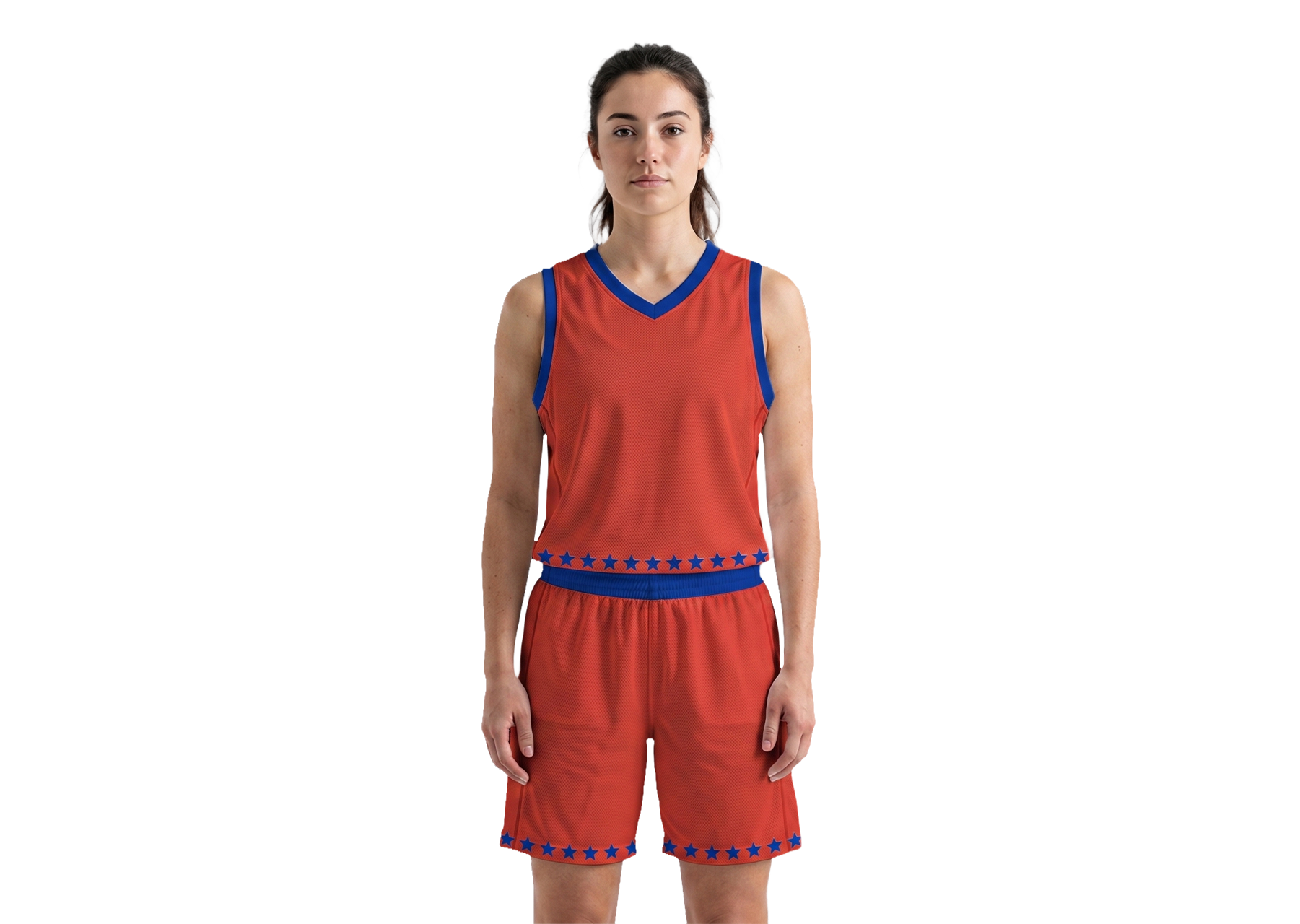 Custom bottom strip stars adult youth unisex basketball jersey - reversible uniform - Jersey