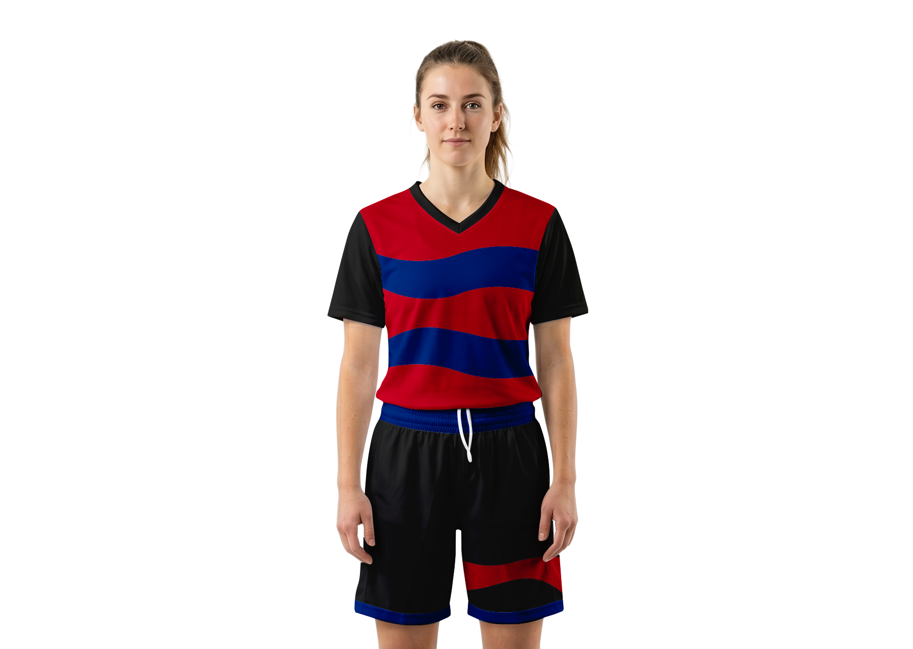 Custom waves line adult youth unisex basketball jersey - reversible uniform - Jersey