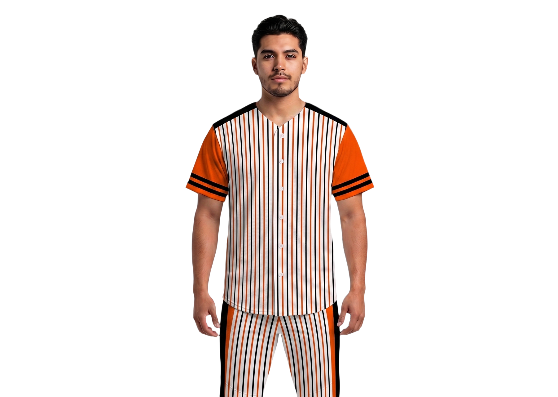 Custom two color lines adult youth unisex baseball jersey - Jersey