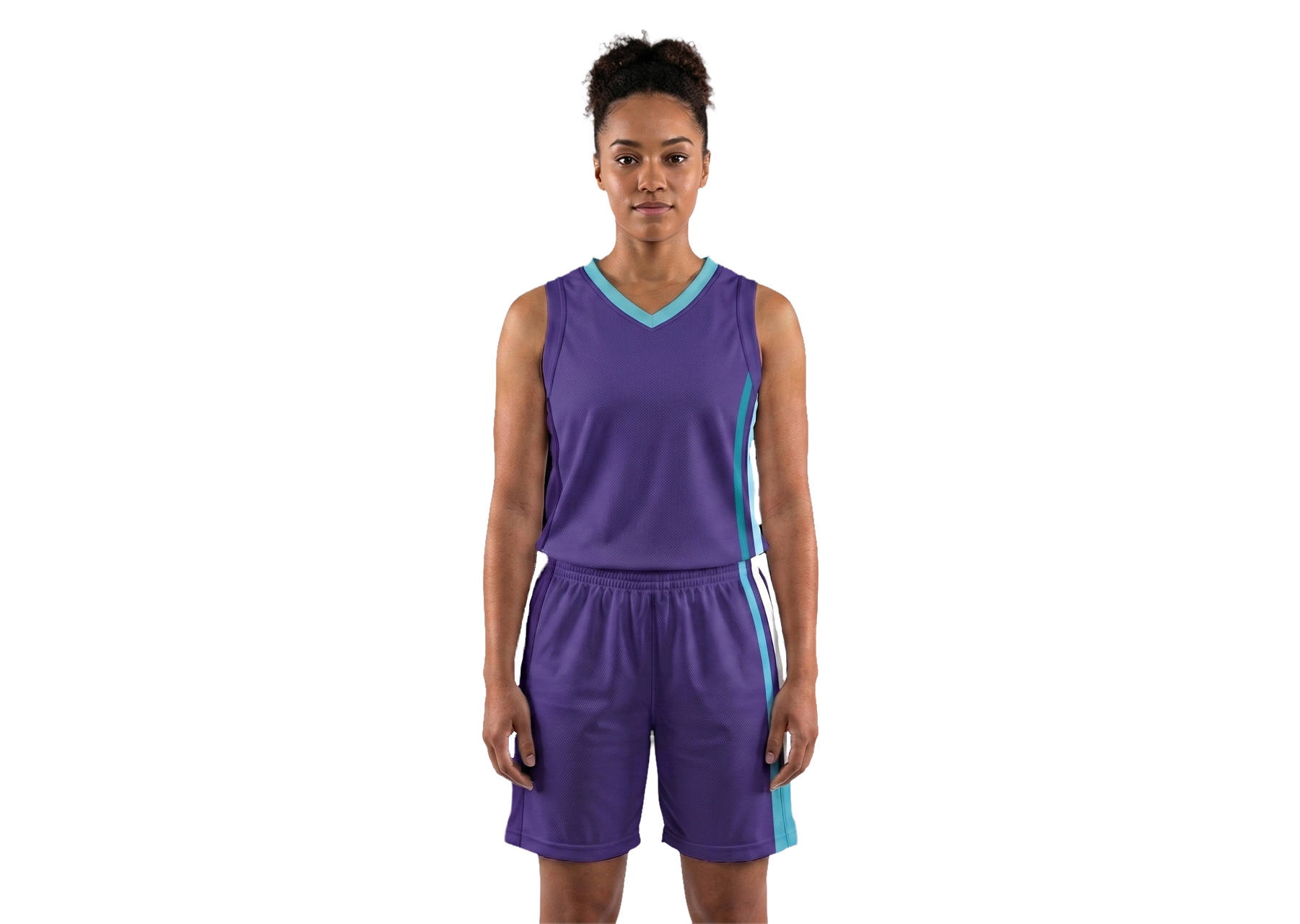 Custom casual blue white lines adult youth unisex basketball jersey - reversible uniform - Jersey