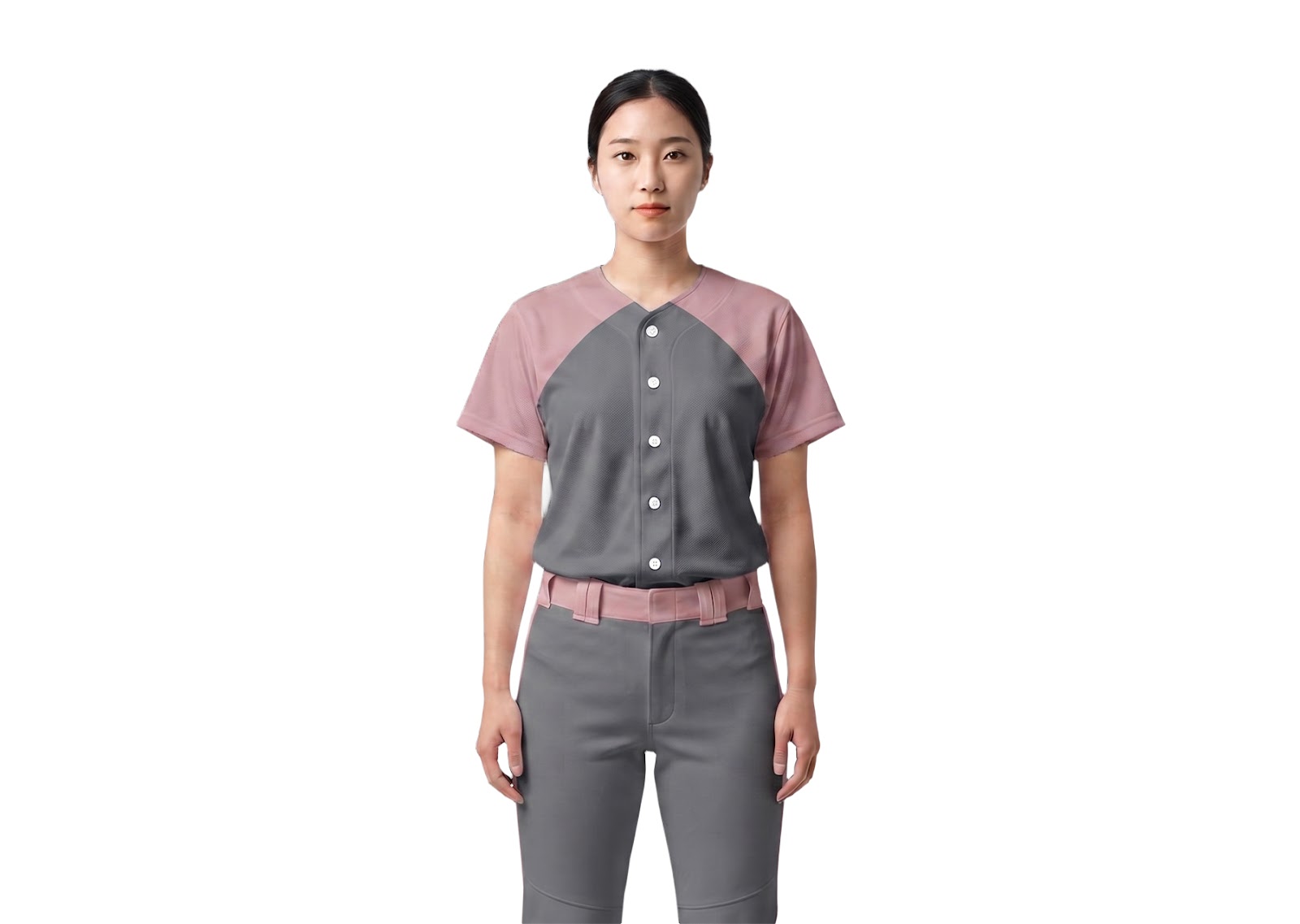 Custom u-shape solids adult youth unisex softball jersey - Jersey