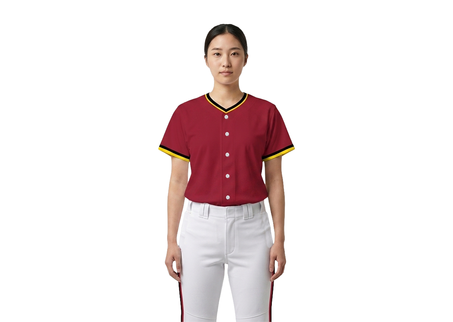Custom full buttons  adult youth unisex softball jersey - Jersey