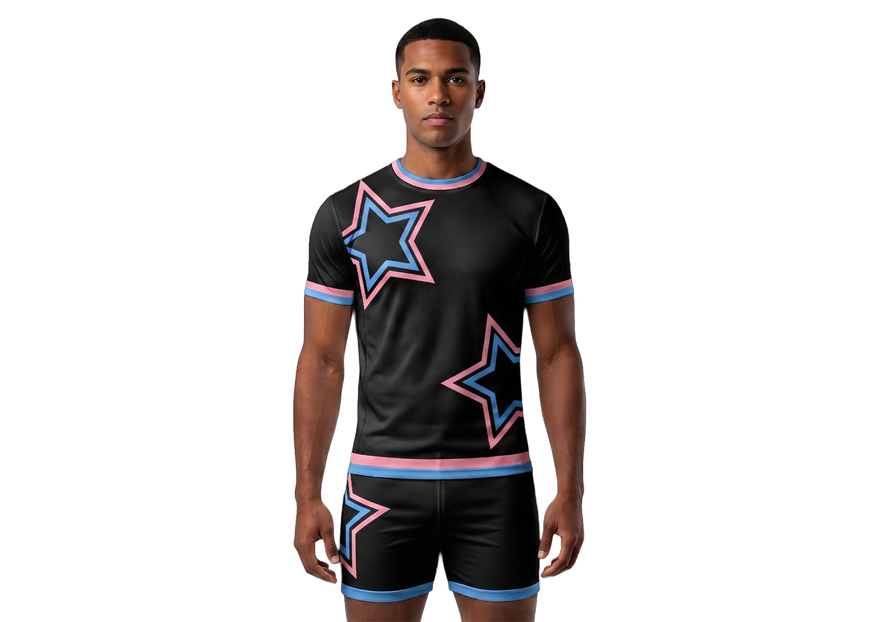 Custom side panel stars adult youth volleyball unisex jersey - Jersey