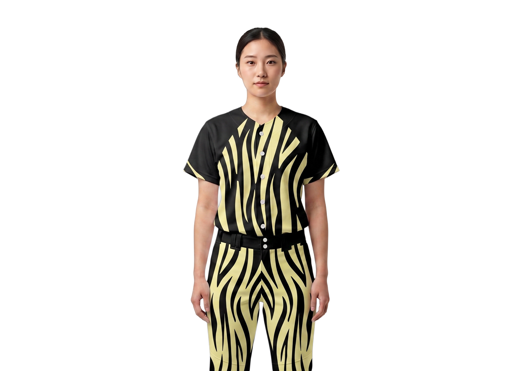 Custom zebra stripe animal adult youth unisex baseball jersey - Jersey