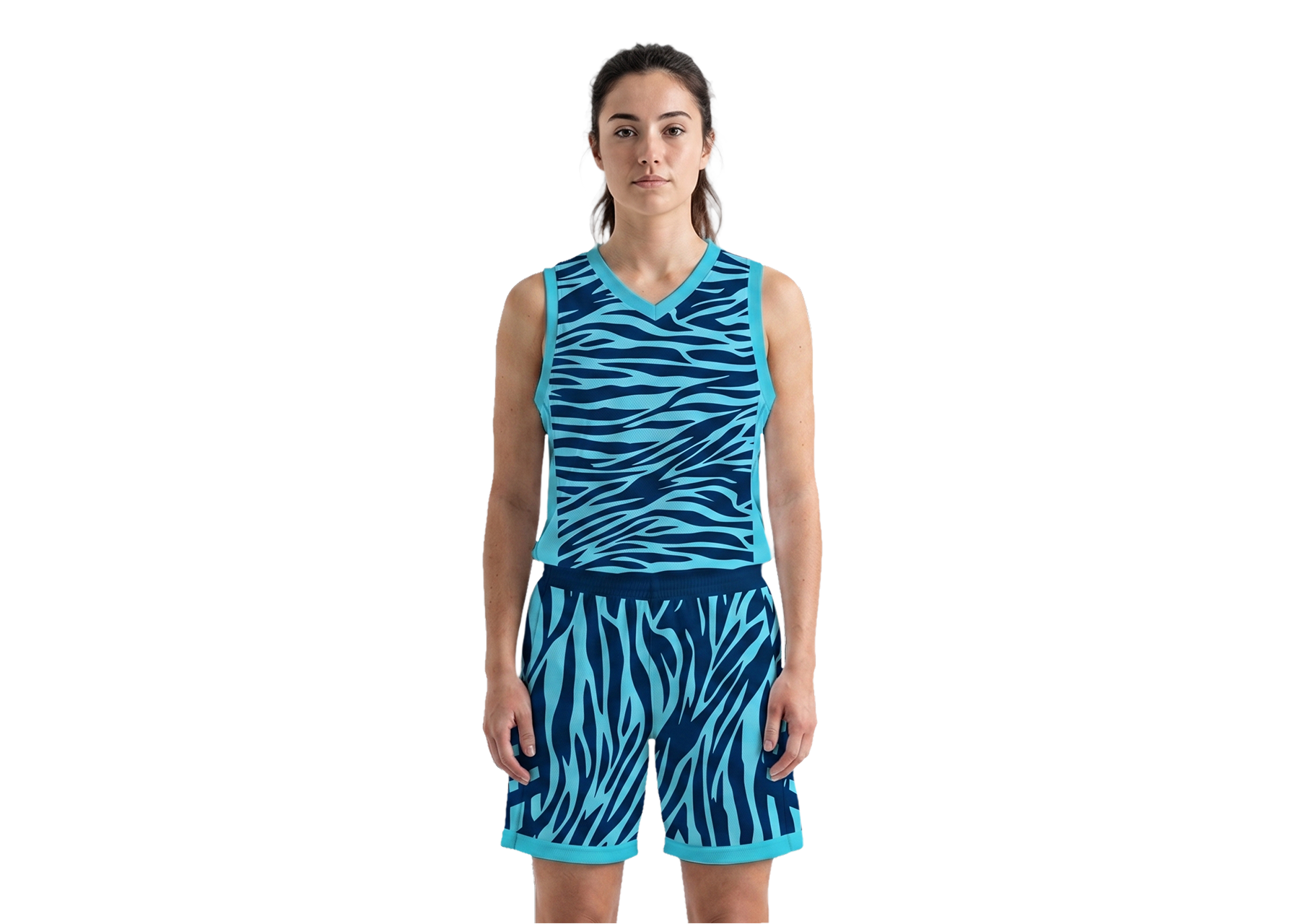 Custom basketball jersey reversible uniform adult youth unisex tiger looks - Jersey