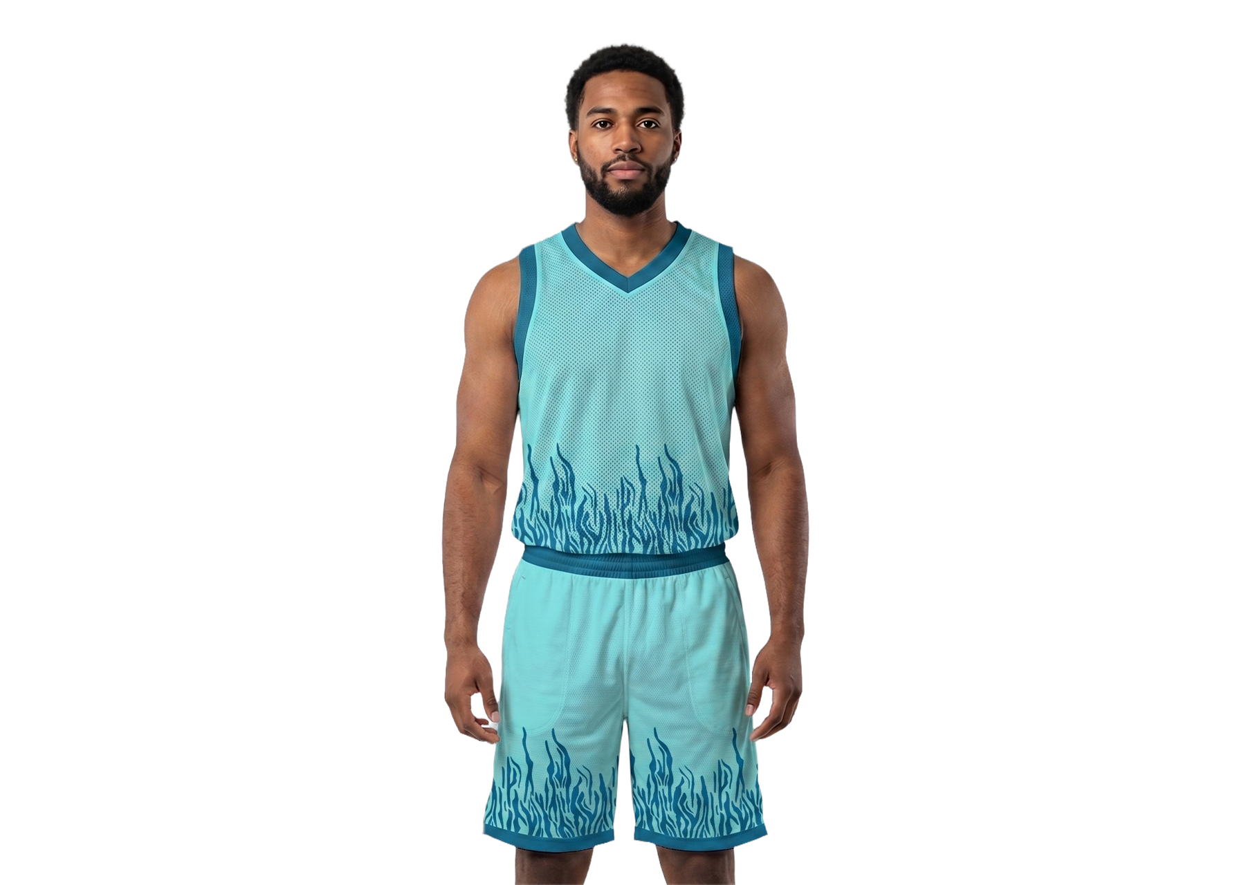 Custom bottom design animal adult youth unisex basketball jersey - reversible uniform - Jersey