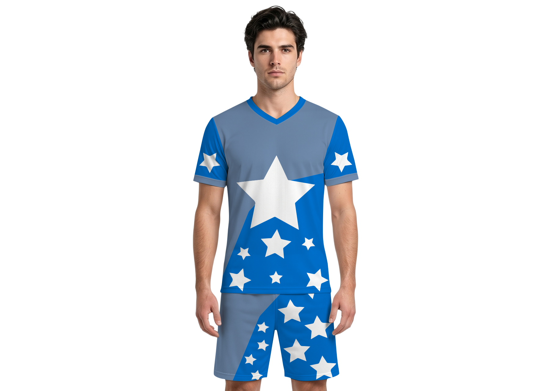 Custom mega stars adult youth soccer jersey - Jersey