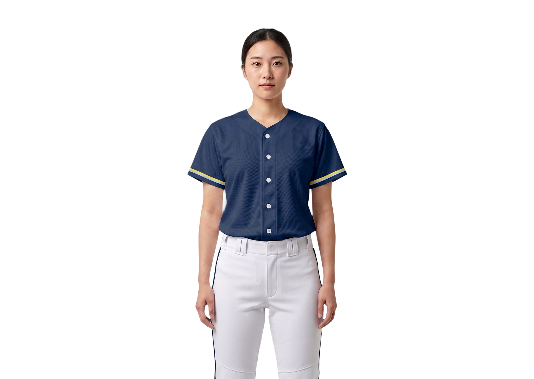 Custom  amber adult youth unisex full buttons baseball jersey - Jersey